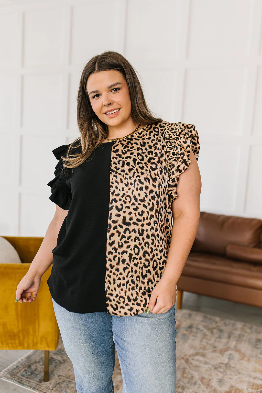 A Bit Wild Flutter Sleeve Top - 6/27/2023 - Image 10