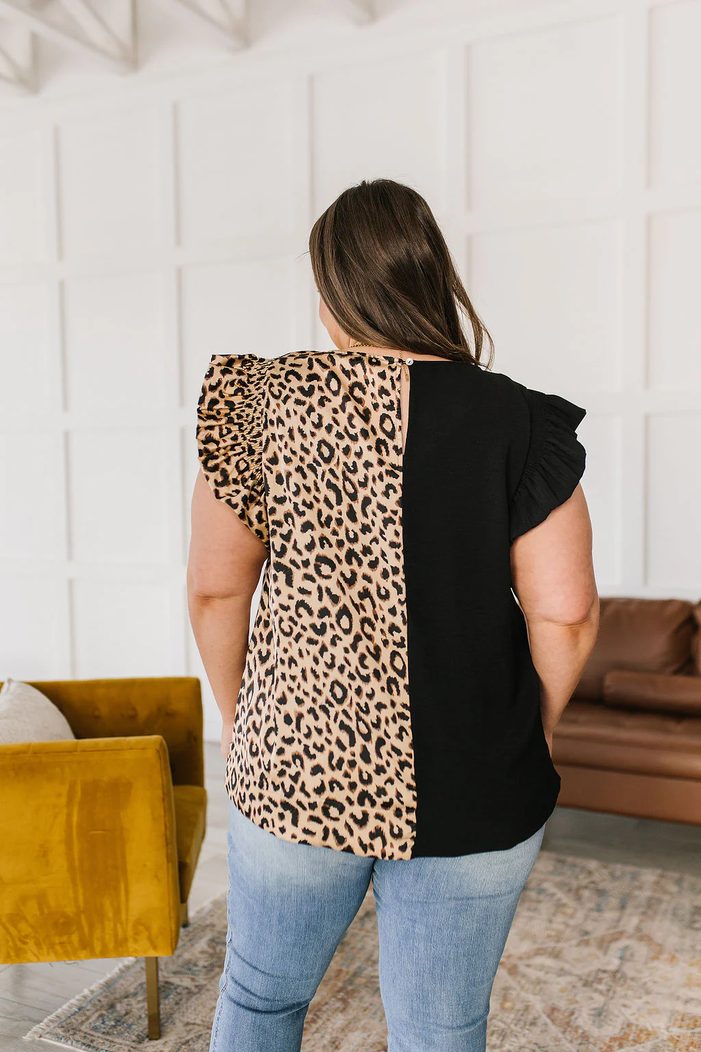 A Bit Wild Flutter Sleeve Top - 6/27/2023 - Image 7