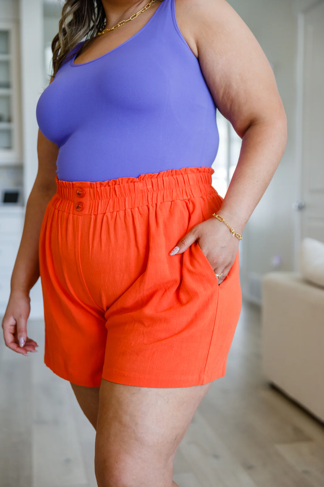 A Little Lazy High Rise Linen Shorts - 6/2/2023 - Image 16