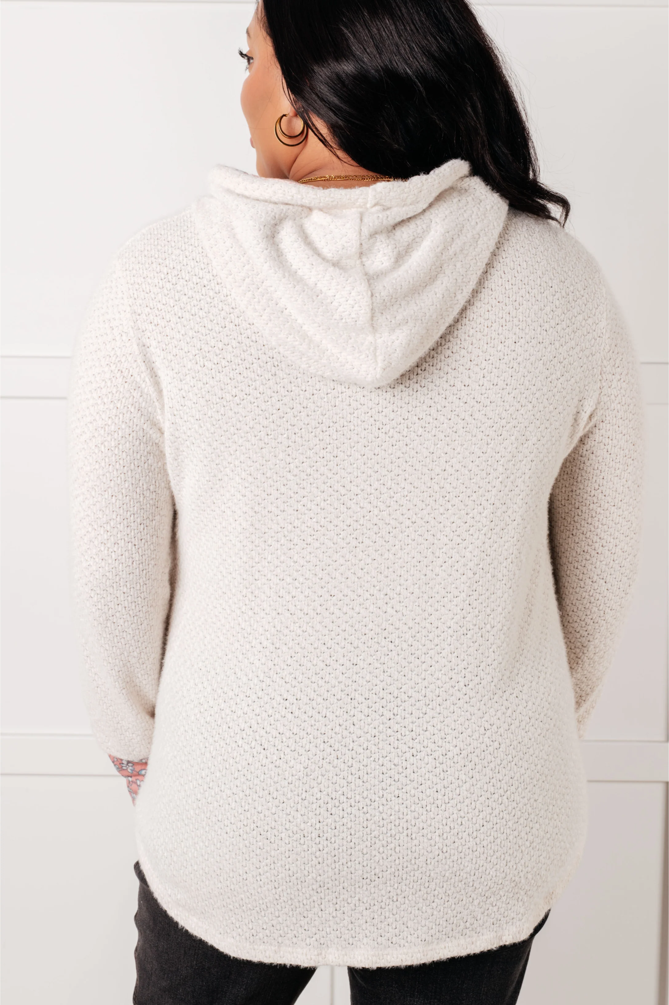 A Tad Chilly Waffle Knit Hoodie - 12/18/2025 - Image 13