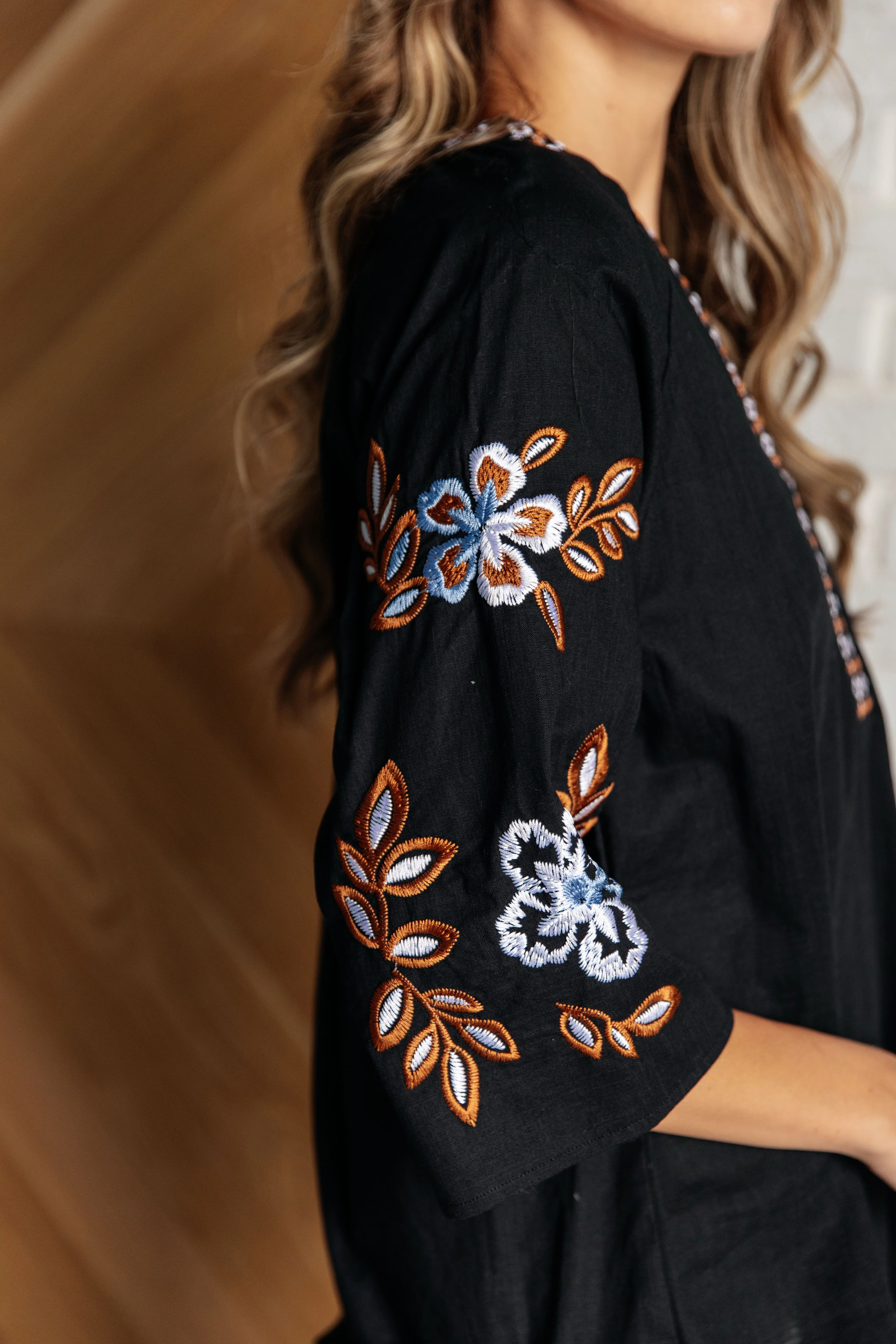 All In Me Embroidered V-Neck Blouse - 1/5/2026 - Image 7