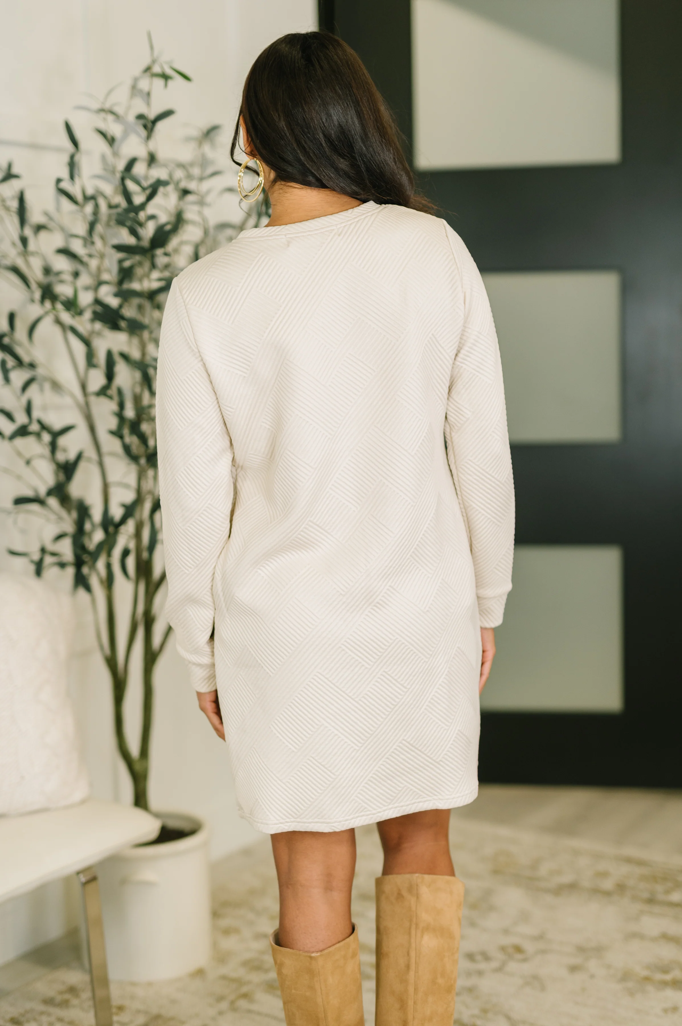 All of Fall Textured Long Sleeve Dress - 1/13/2026 NEW - Image 5