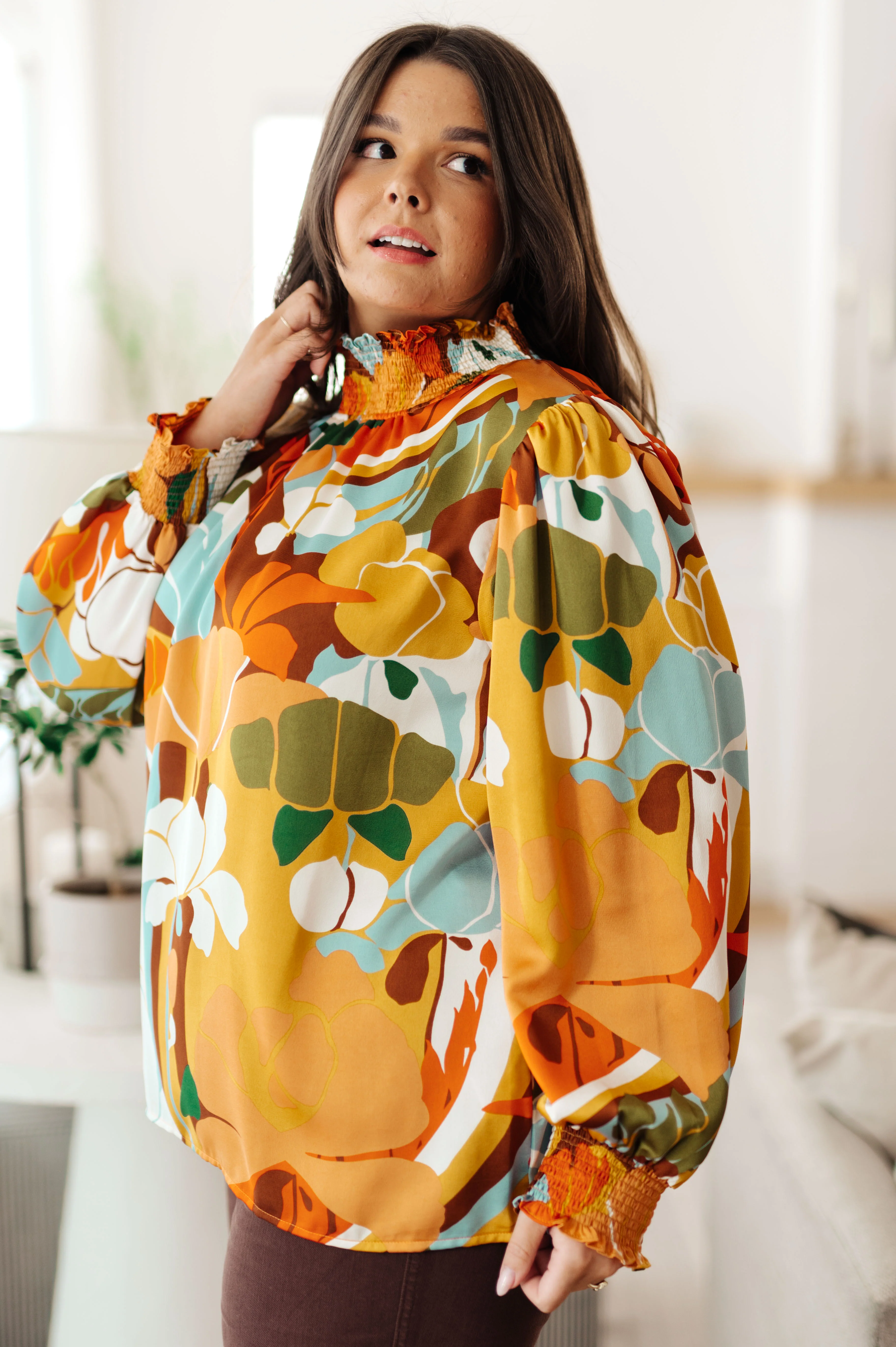 All Together Now Mock Neck Blouse - 9/2/2025 - Image 8