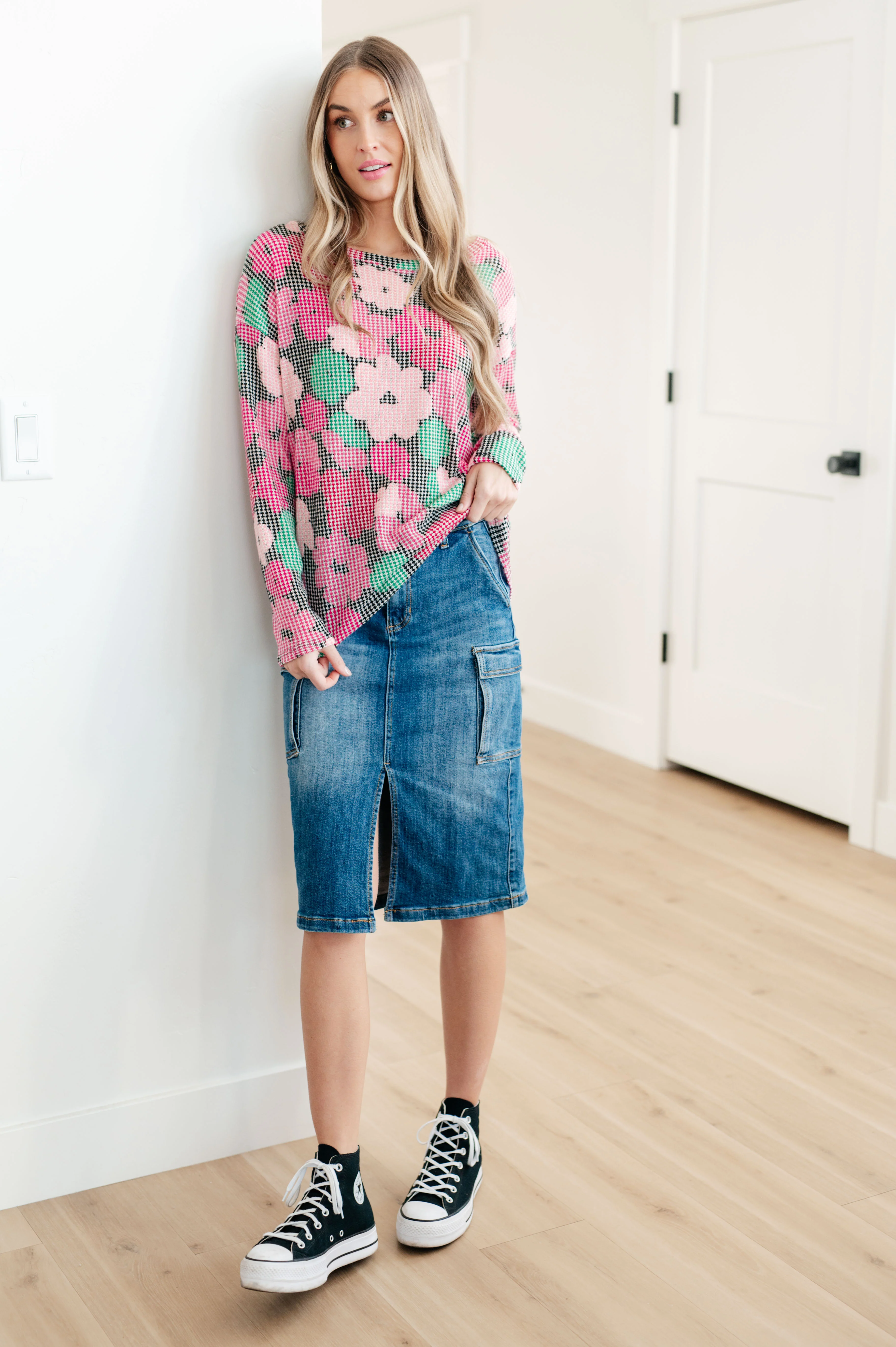 Always Be There Cargo Denim Skirt - 10/31/2023 - Image 19