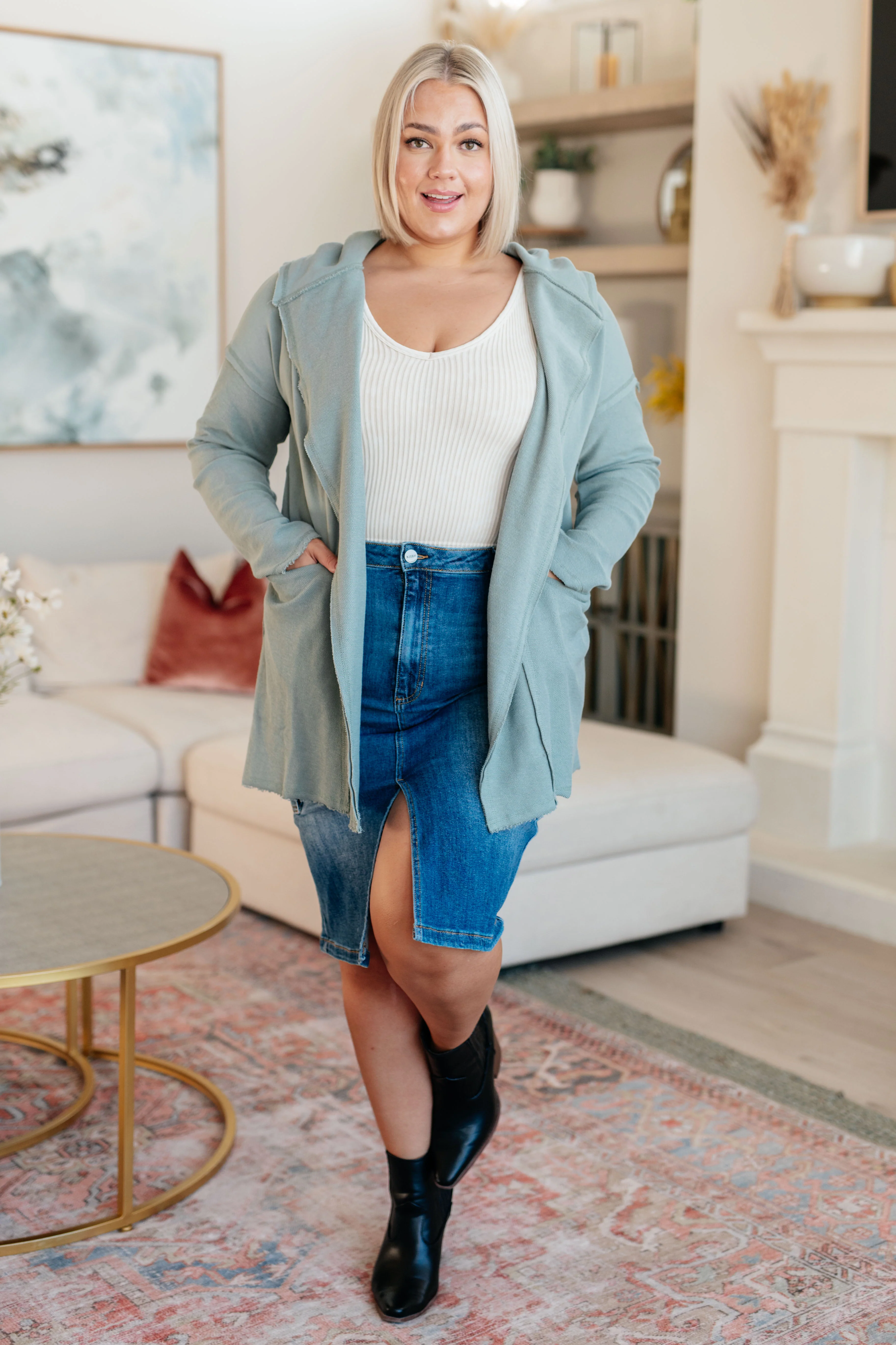 Always Be There Cargo Denim Skirt - 10/31/2023 - Image 3