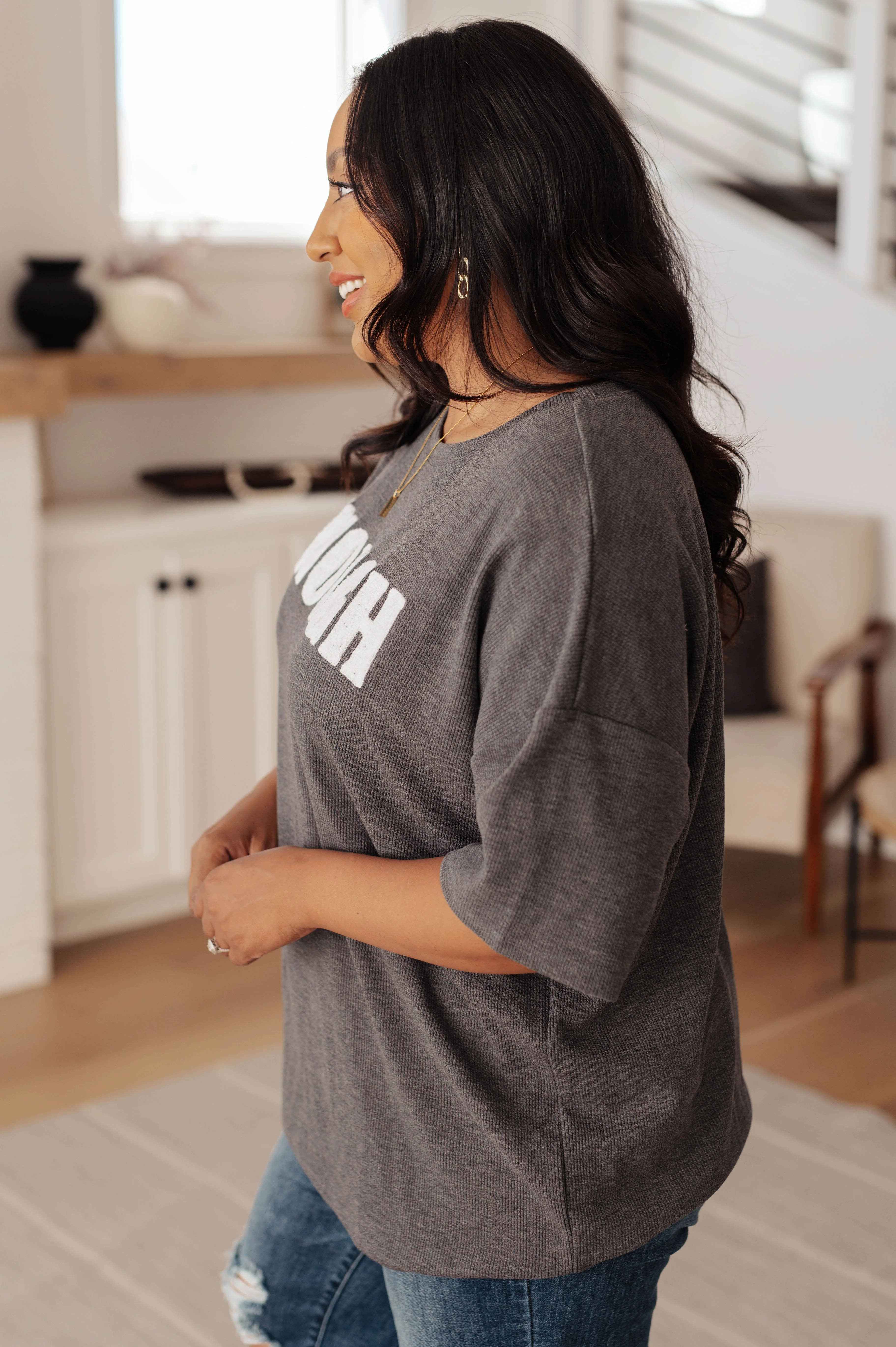 Always Enough Graphic Tee in Charcoal - 4/16/2026 - Image 6