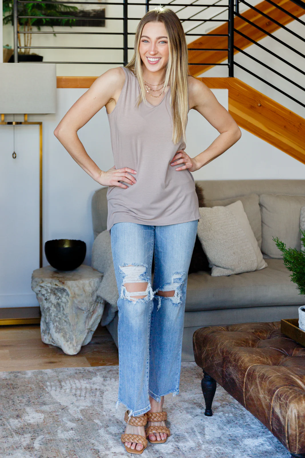 Always Here V Neck Top - 1/31/2023 - Image 6