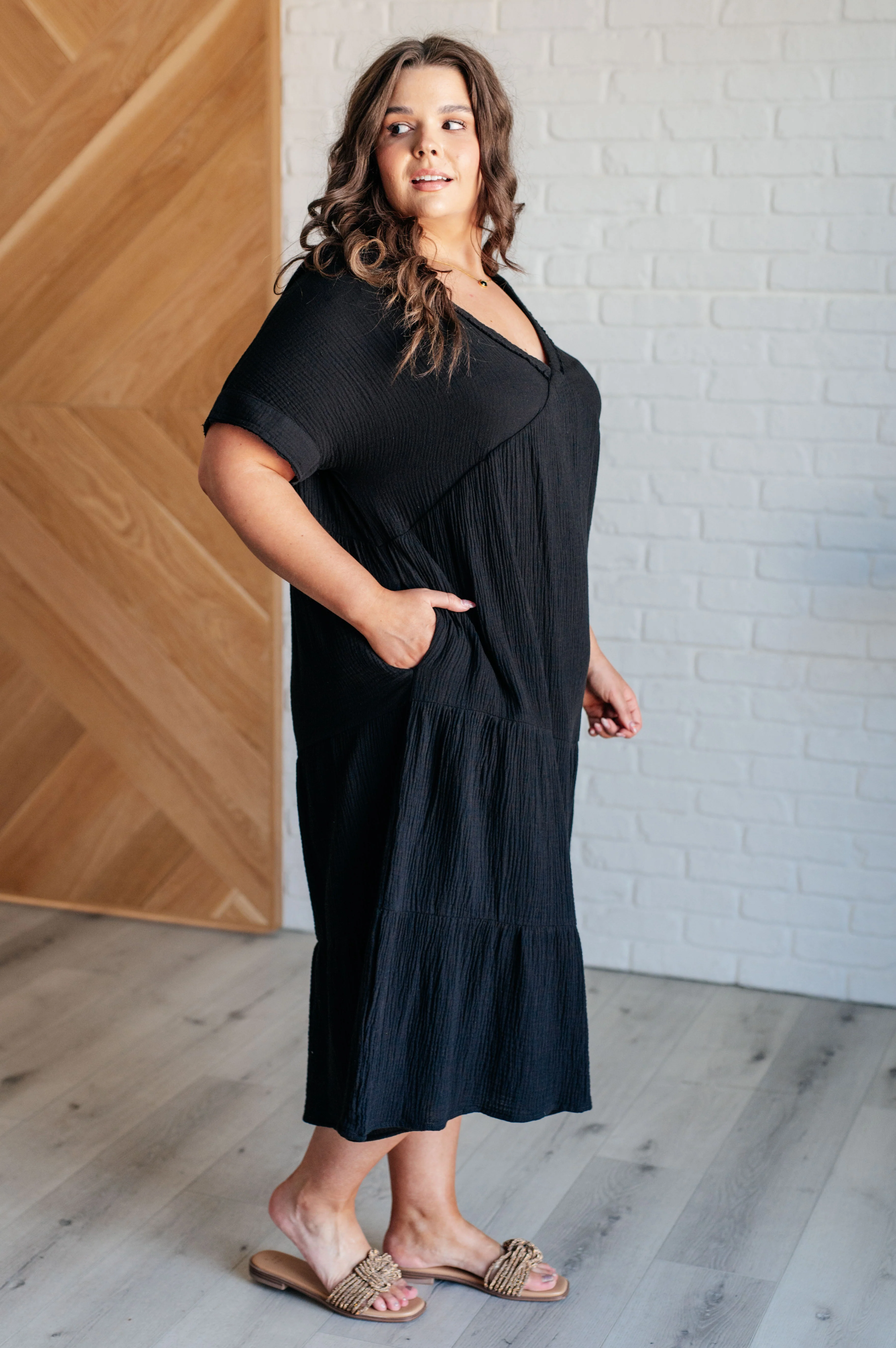 Always Learning Dolman Sleeve Dress in Black - 8/7/2025 - Image 4