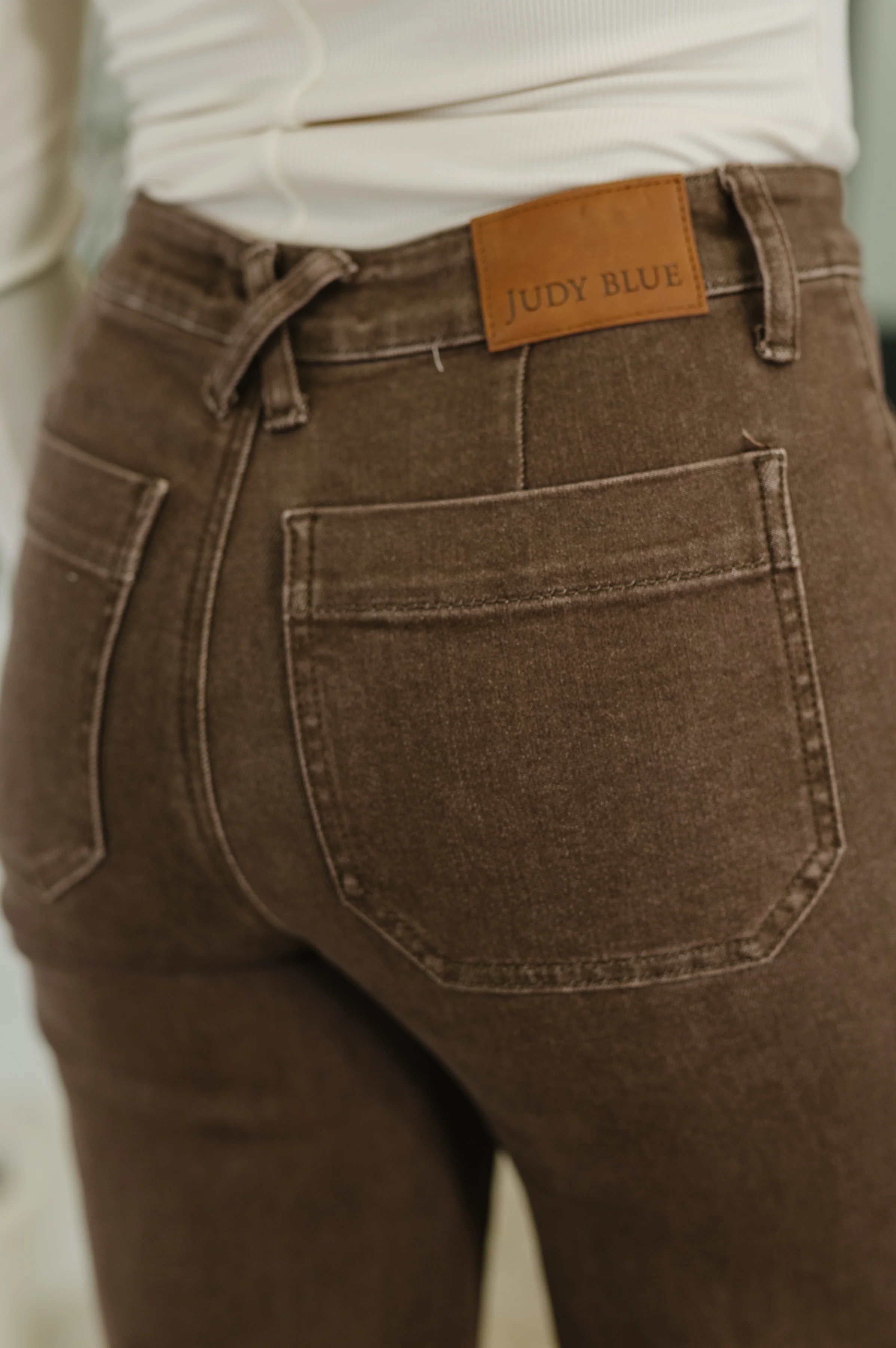 Andy High Waist Retro Wide Yarn Dyed Front Patch Pkts - 9/3/2025 - Image 5