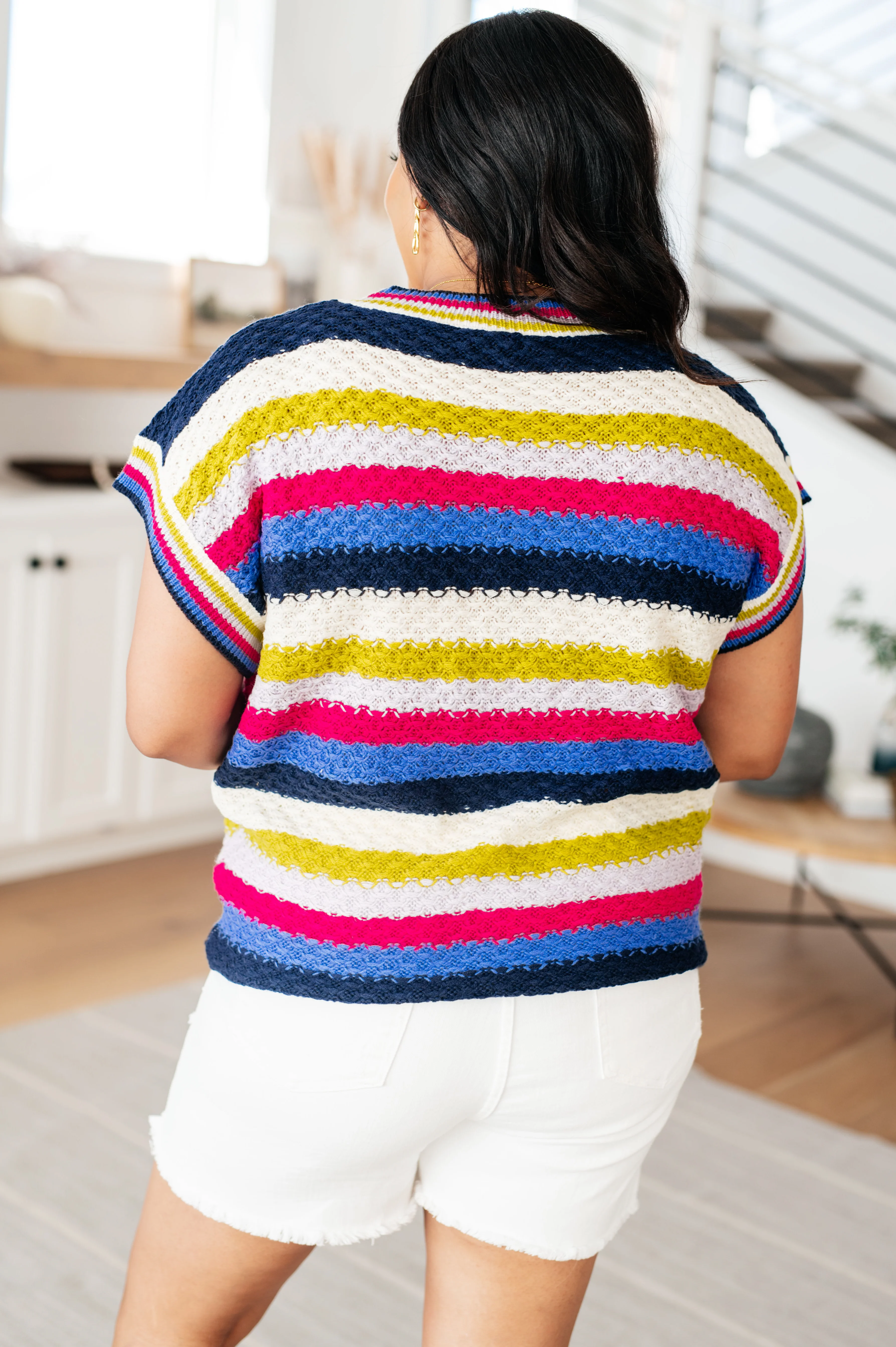 Another One V-Neck Striped Top - 5/7/2024 - Image 9