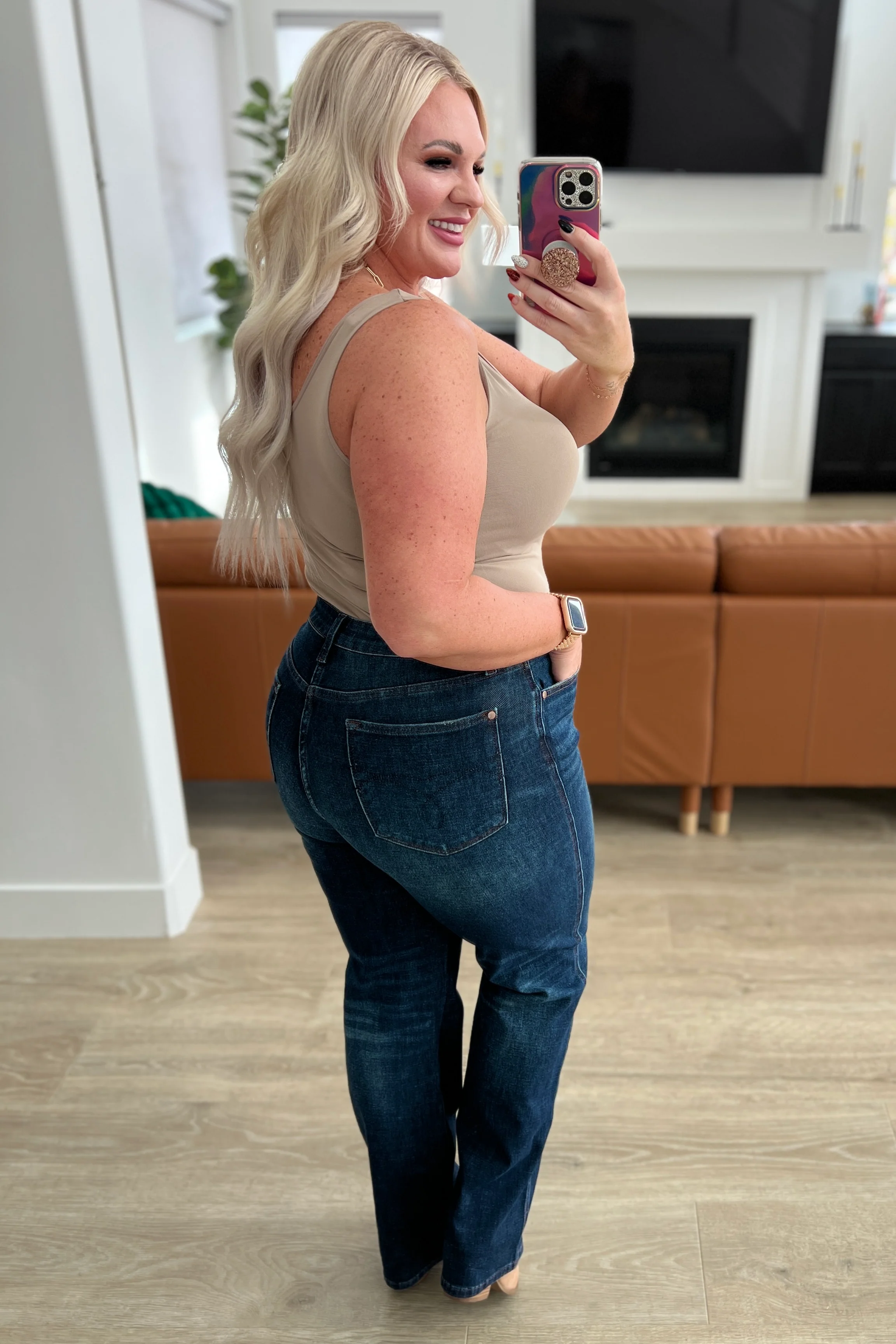 Arlo High Rise Button-Fly Straight Jeans - 11/15/2023 - Image 16