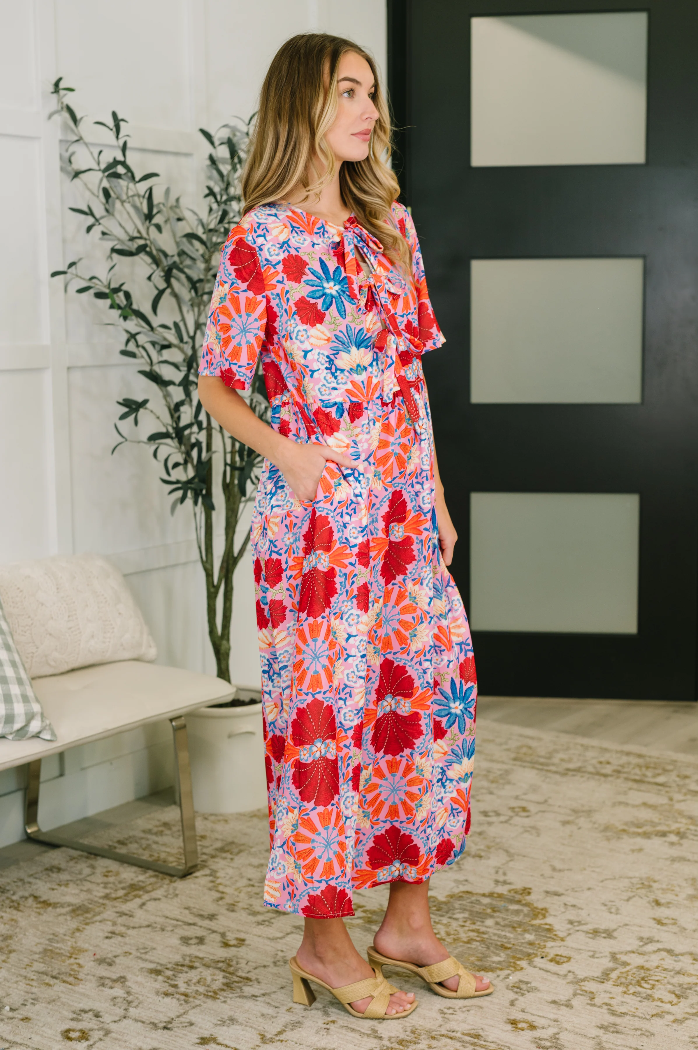 Art of Loving Bow Detail Floral Dress - 4/24/2026 NEW - Image 4