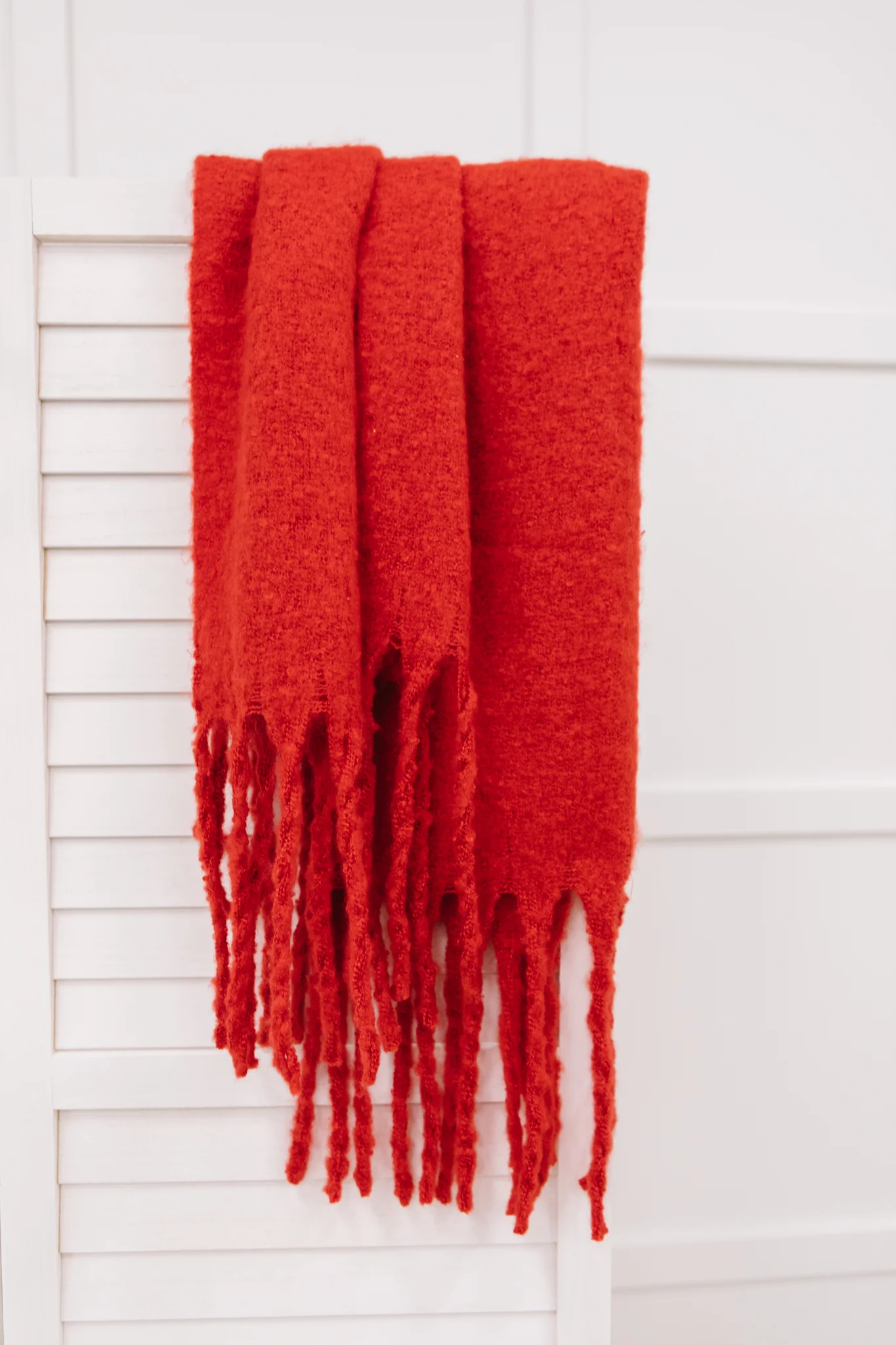 Artisan Fringe Scarf in Red - 10/28/2021 - Image 14