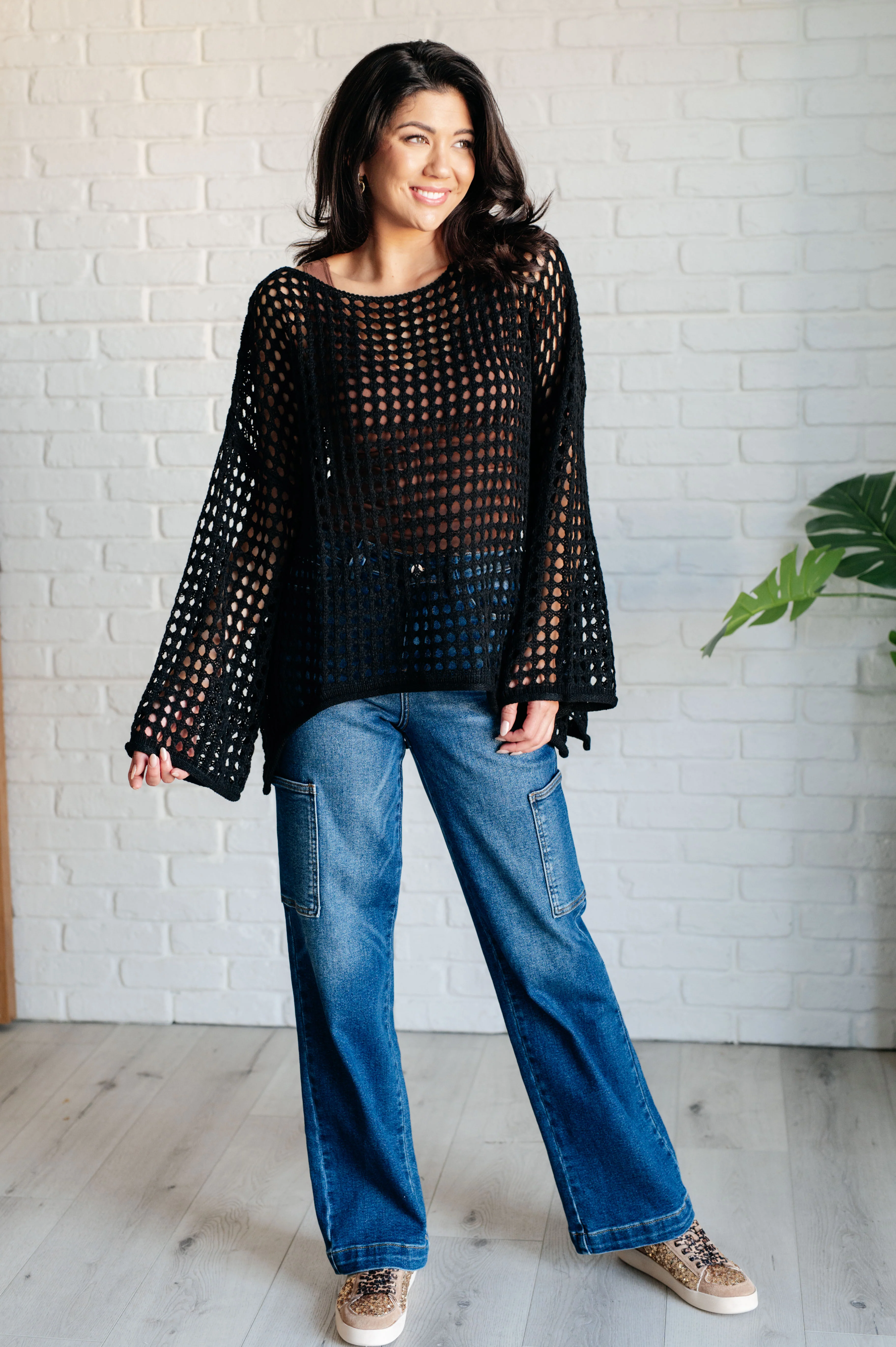 Ask Anyway Fishnet Sweater - 9/6/2024 - Image 3