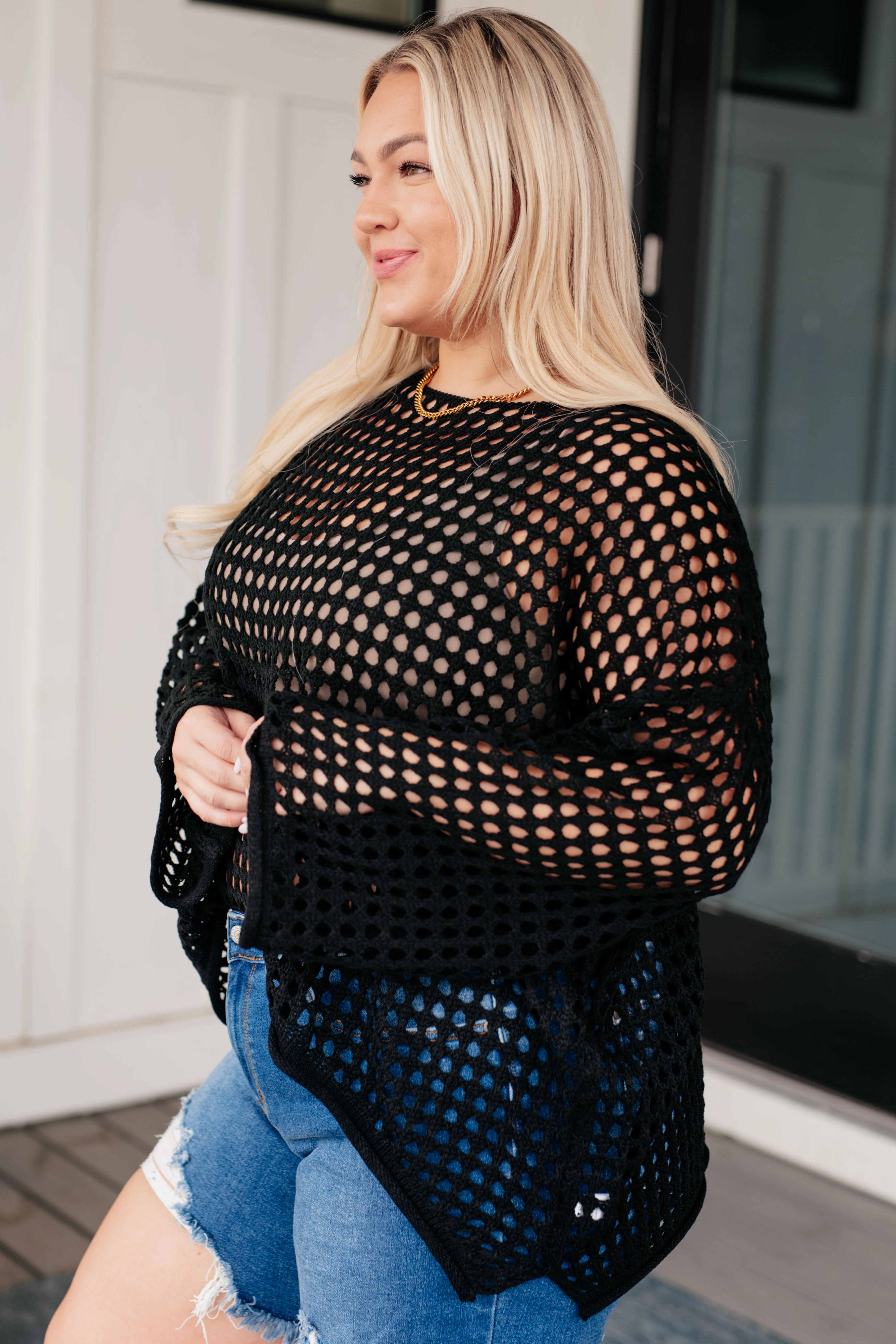 Ask Anyway Fishnet Sweater - 9/6/2024 - Image 6