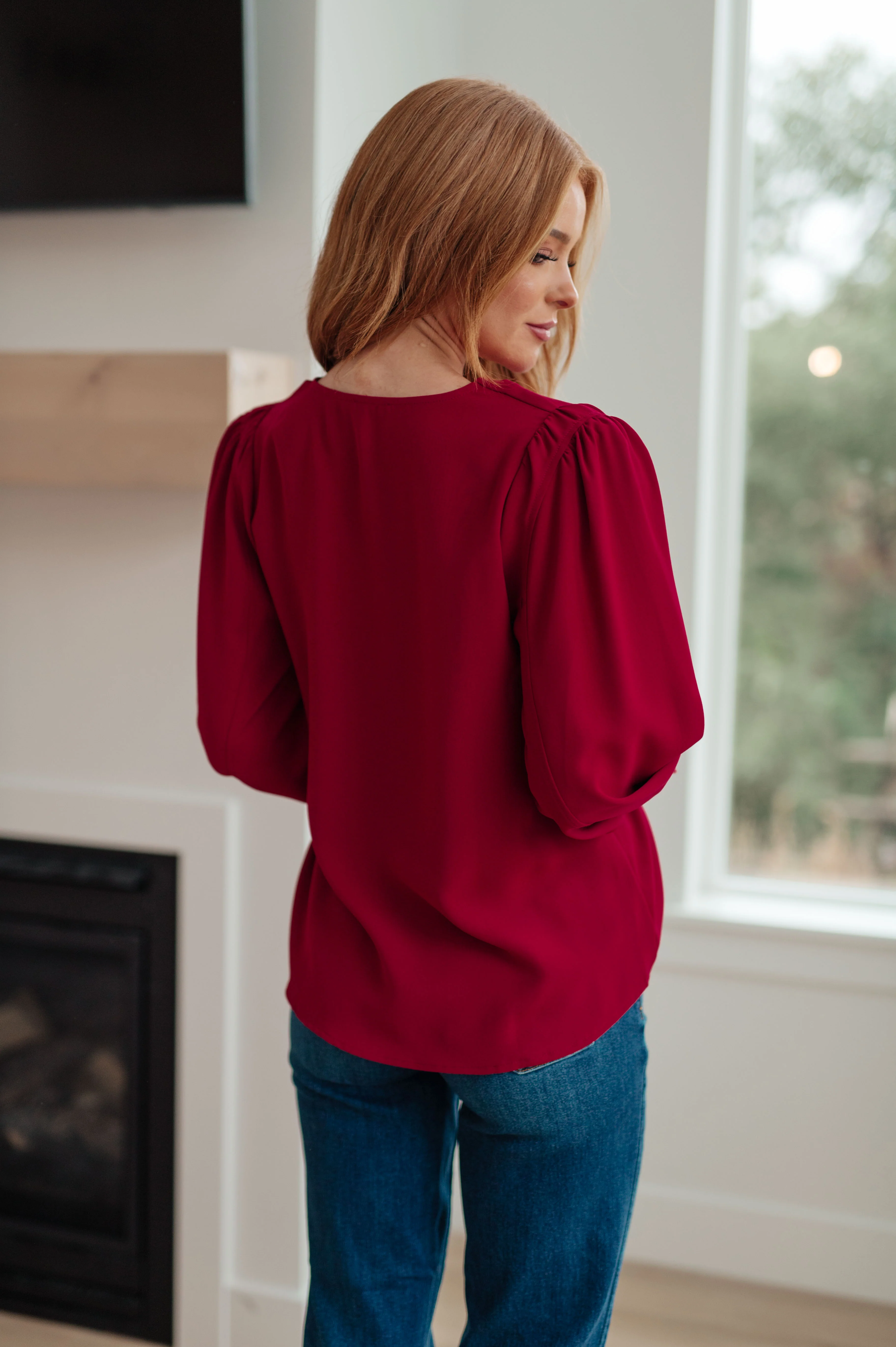 Back in Business V-Neck Blouse - 11/8/2024 - Image 8