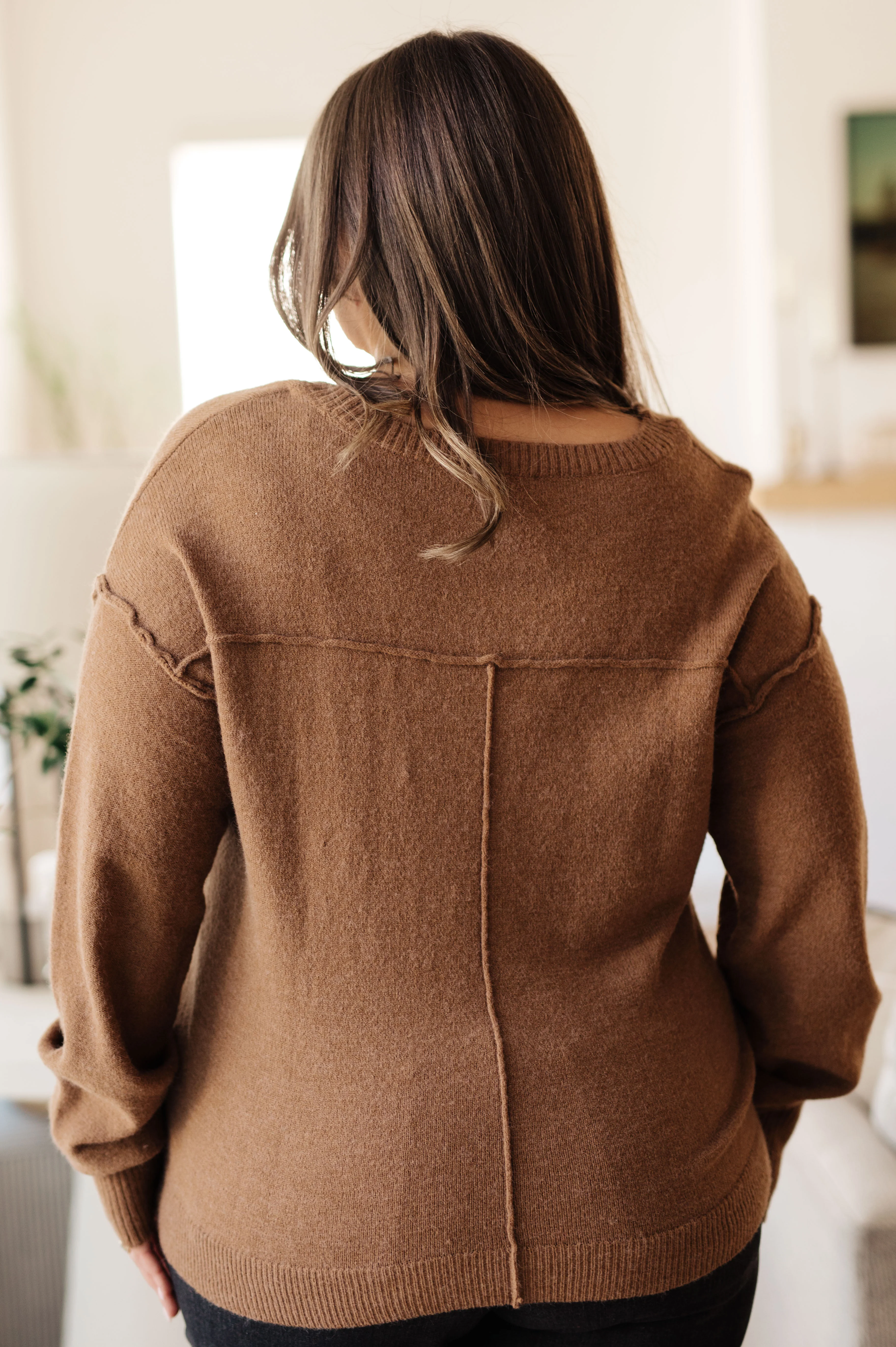 Back to Life V-Neck Sweater in Mocha - 11/13/2025 - Image 9