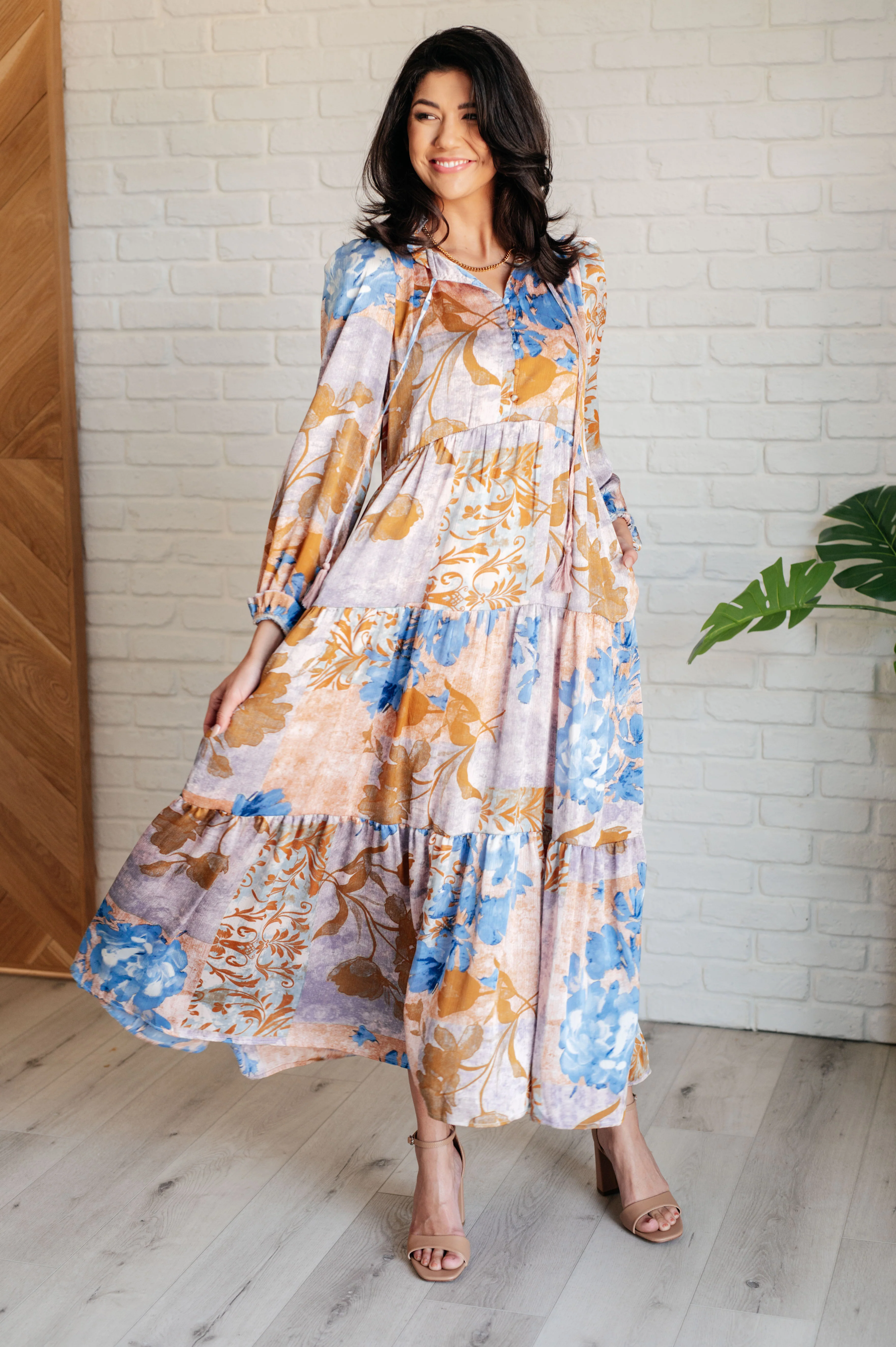 Barefoot in my Dreams V-Neck Tiered Dress - 9/3/2024 - Image 2