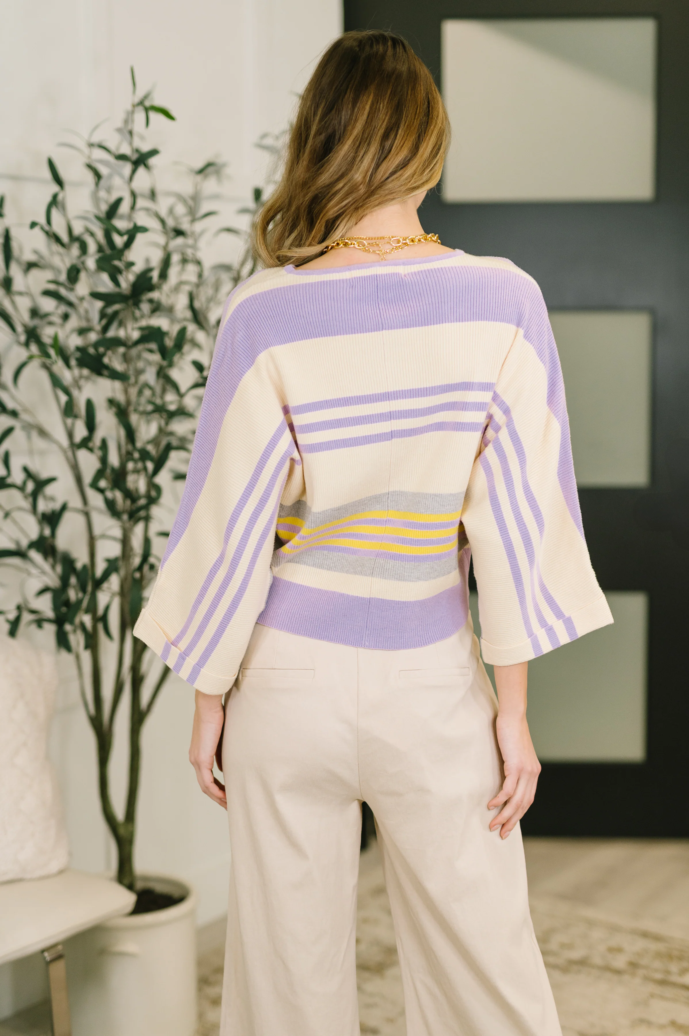 Barely Justified Striped Dolman Sleeve Top - 3/2/2026 - Image 5