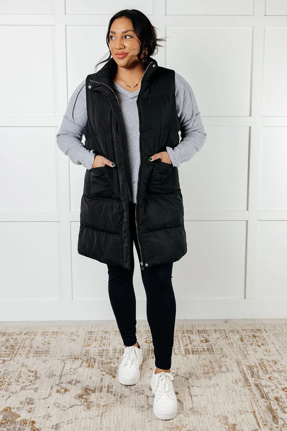 Basically Freezing Brushed Hacci Top in Heather Grey - 1/1/2025 - Image 4