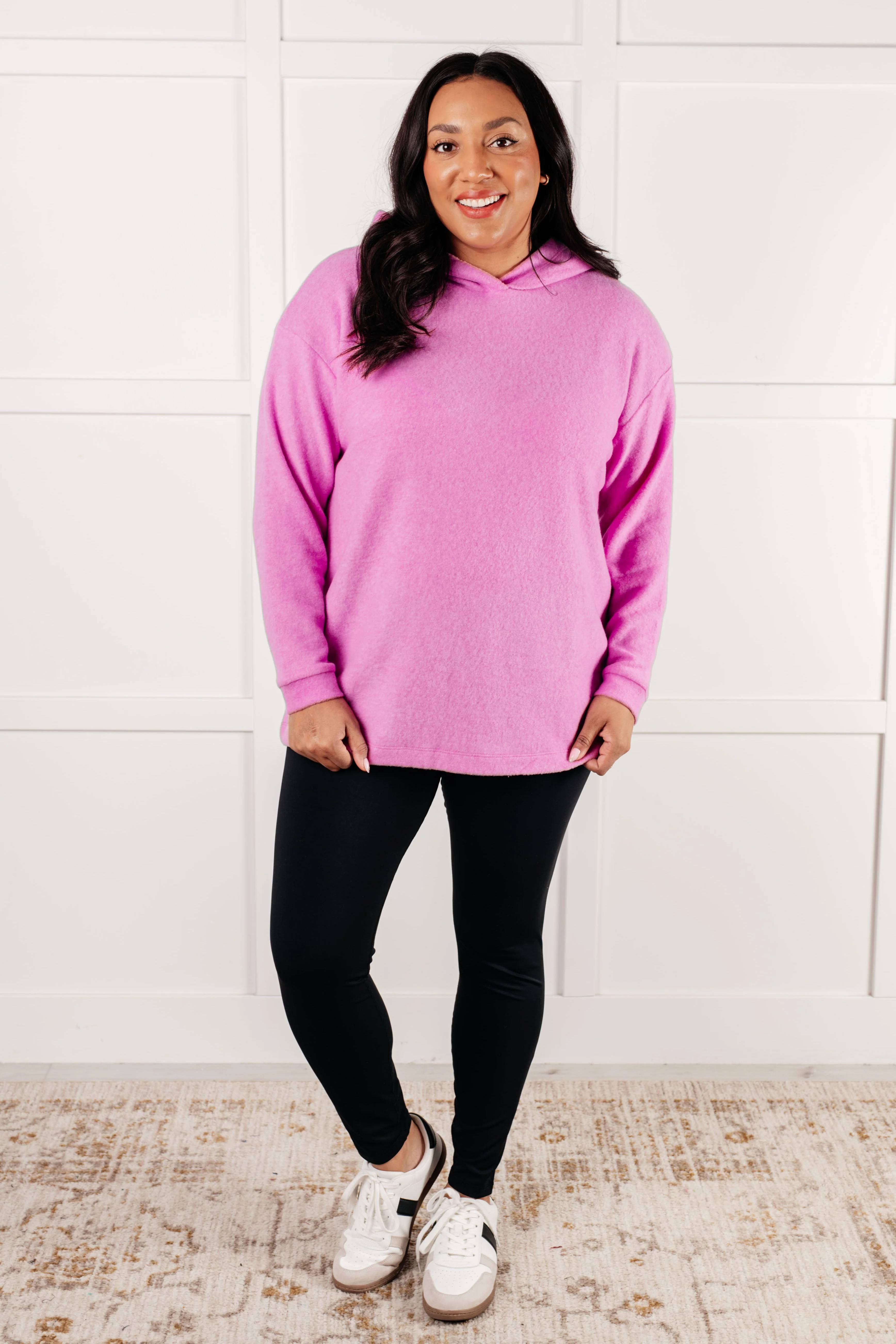 Basically My Favorite Hooded Pullover in Bright Mauve - 1/15/2025 - Image 4