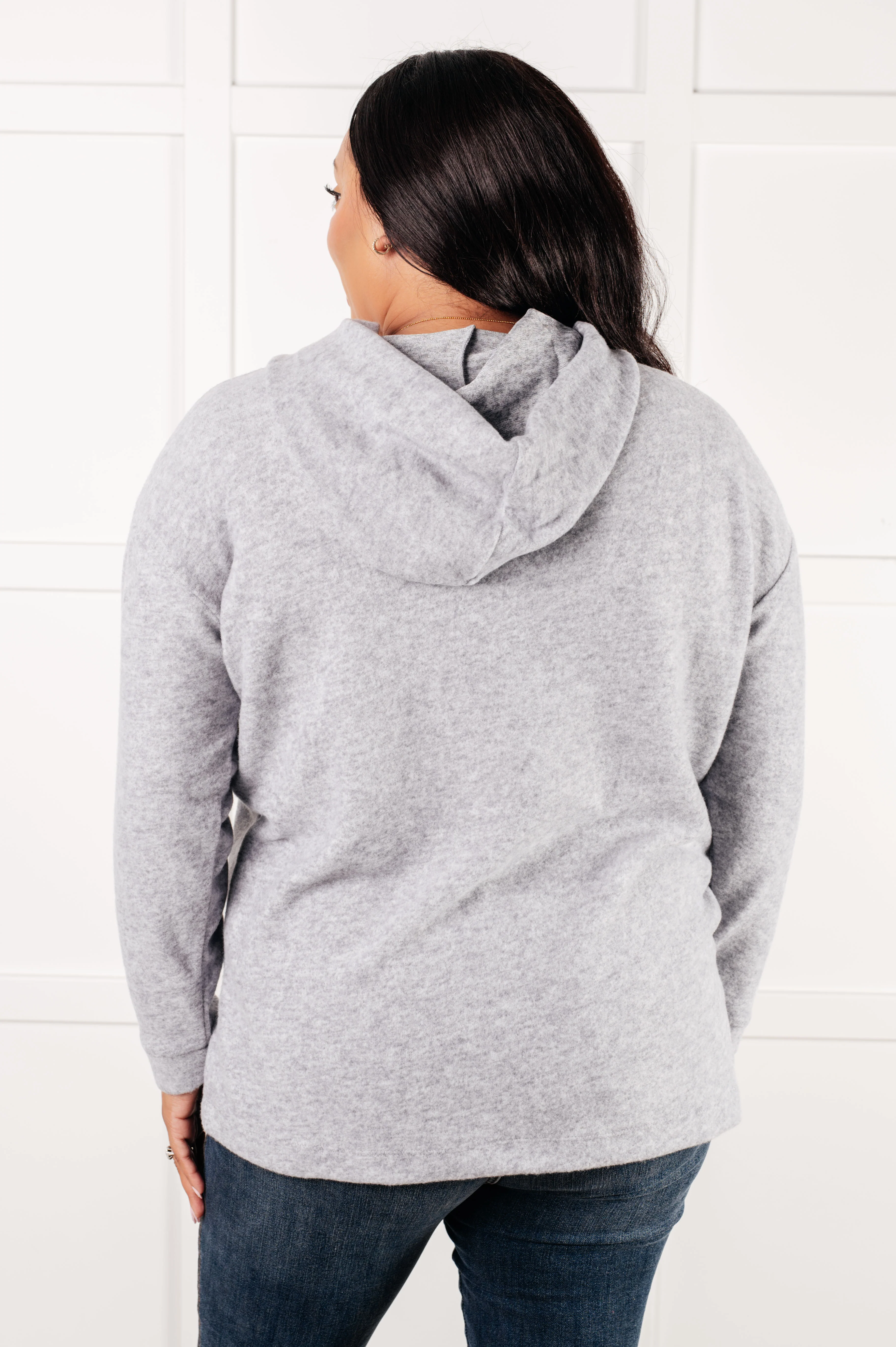 Basically My Favorite Hooded Pullover in Heather Grey - 1/15/2025 - Image 7
