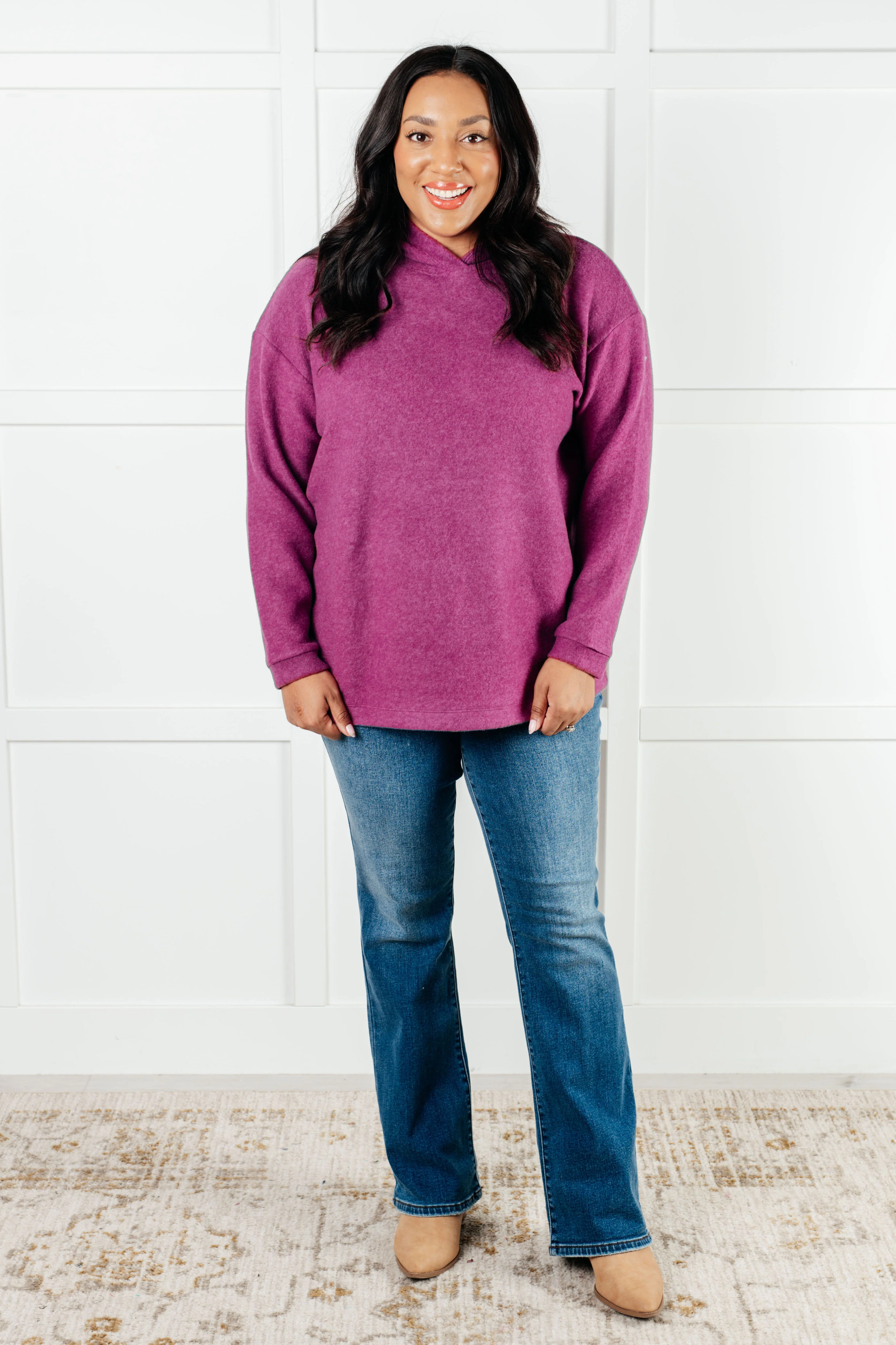 Basically My Favorite Hooded Pullover in Light Plum - 1/15/2025 - Image 5