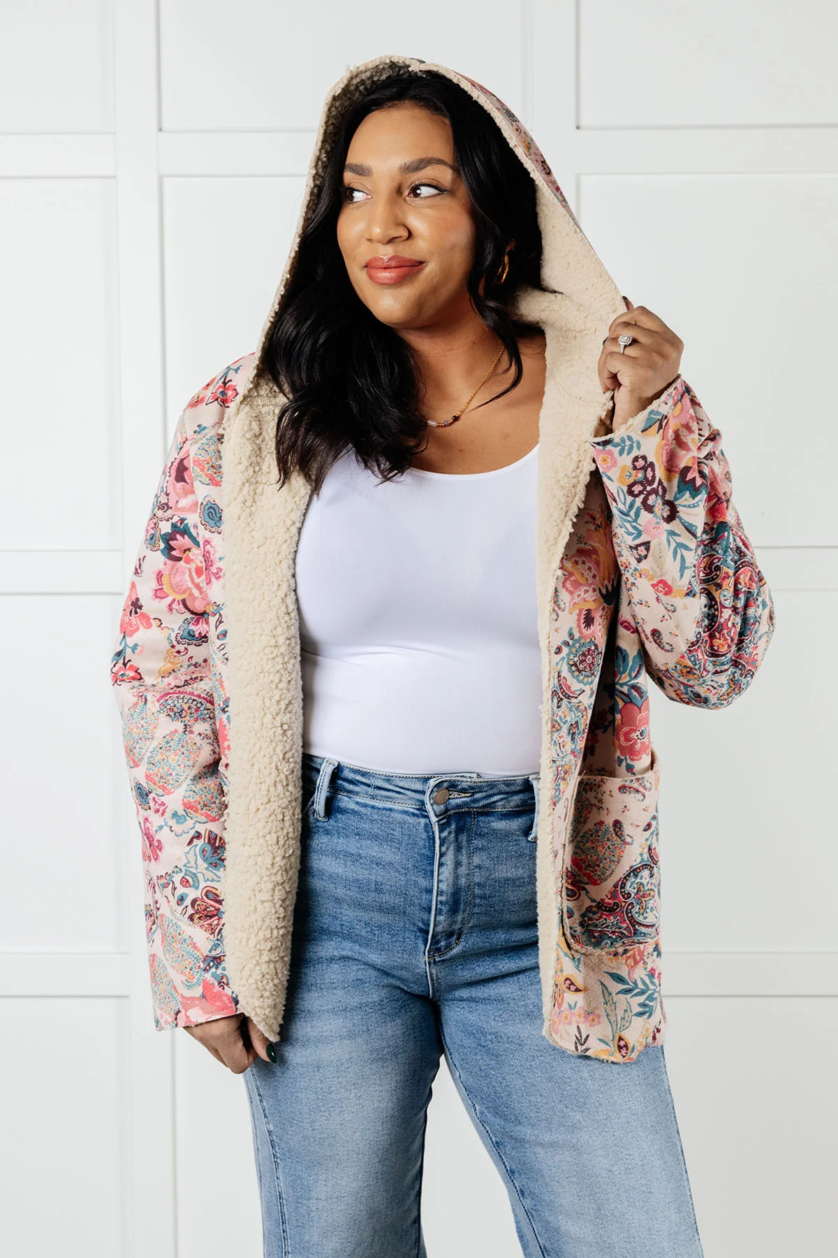 Beautiful Things Sherpa Lined Hoodie - 12/31/2024 - Image 5