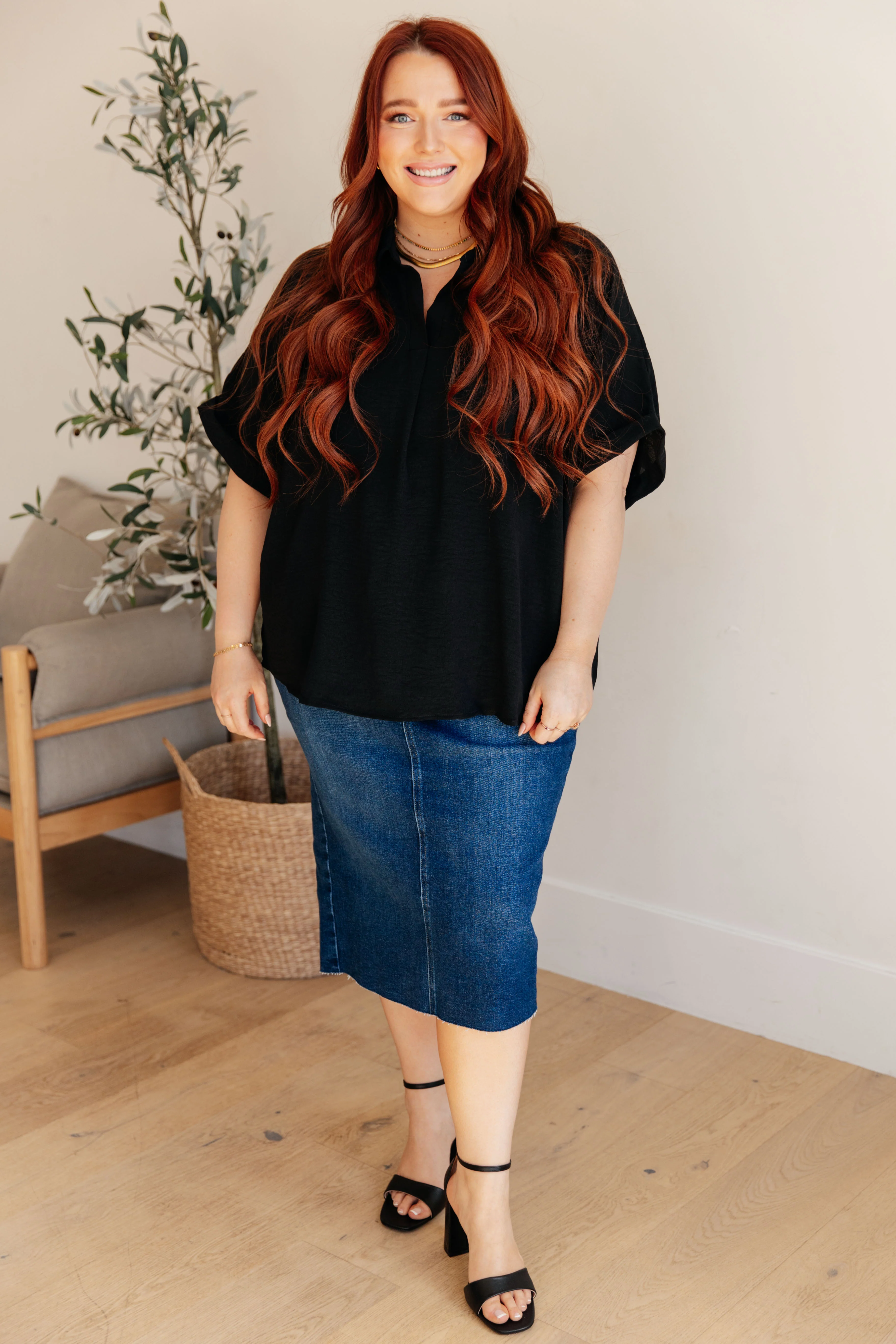 Because I Said So Dolman Sleeve Top in Black - 3/18/2024 - Image 3