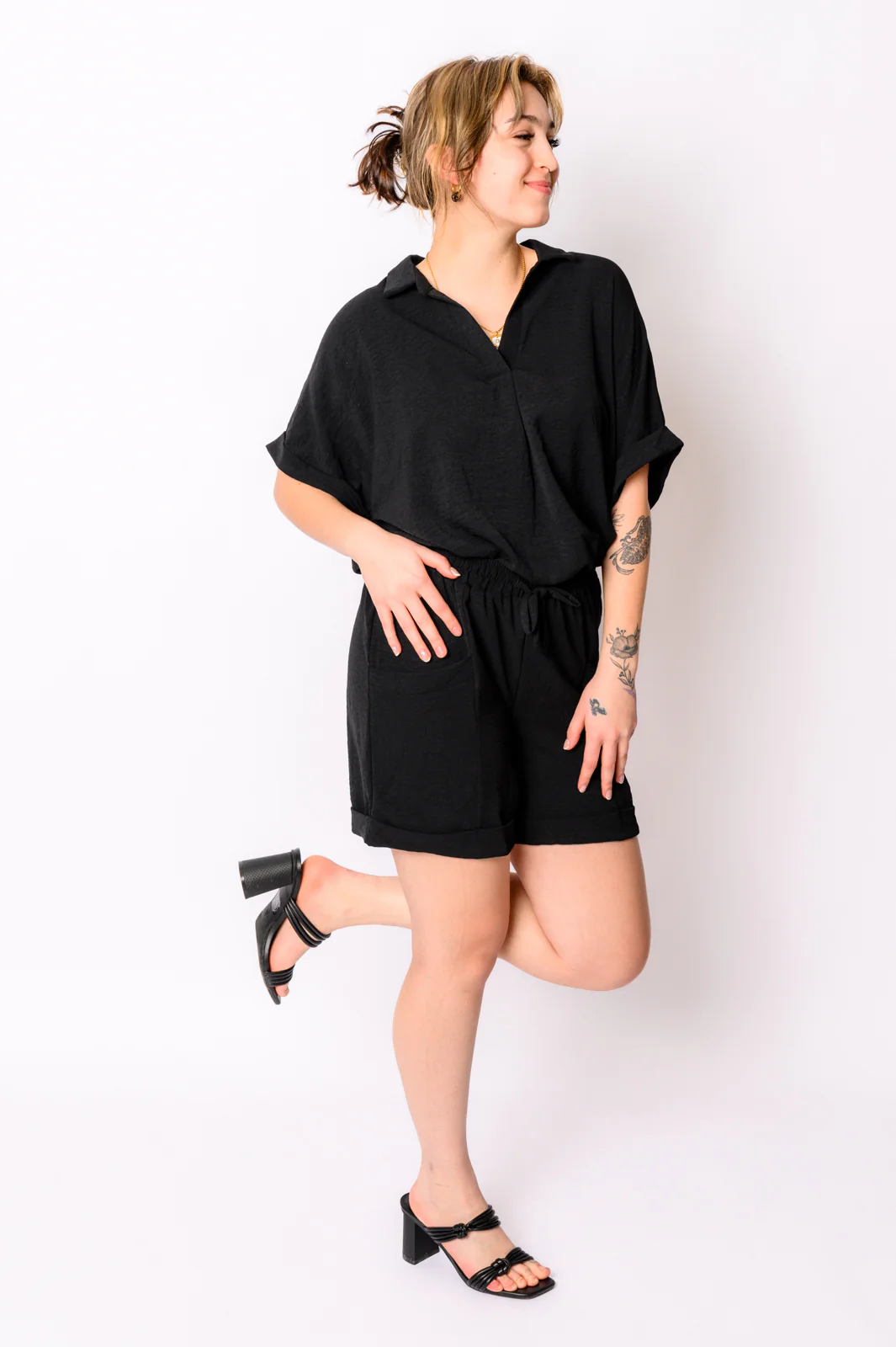 Because I Said So Dolman Sleeve Top in Black - 3/18/2024 - Image 7