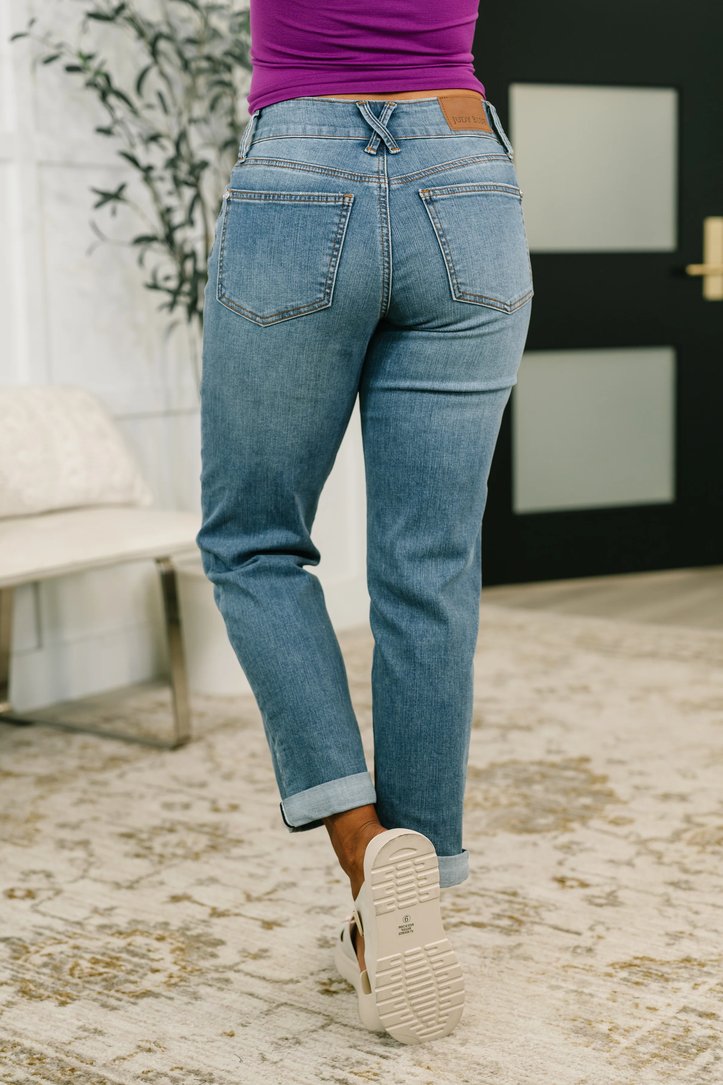 Becky Mid Rise Cool Denim Boyfriend Jean - 6/10/2026 NEW - Image 6