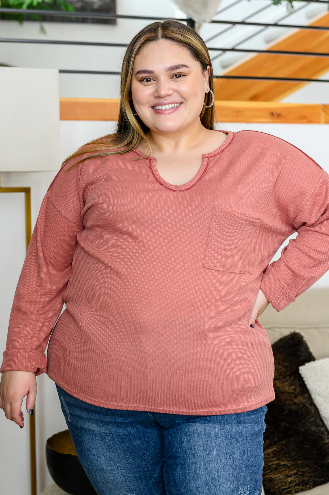 Behind The Scenes Waffle Knit Top - 1/5/2023 - Image 18