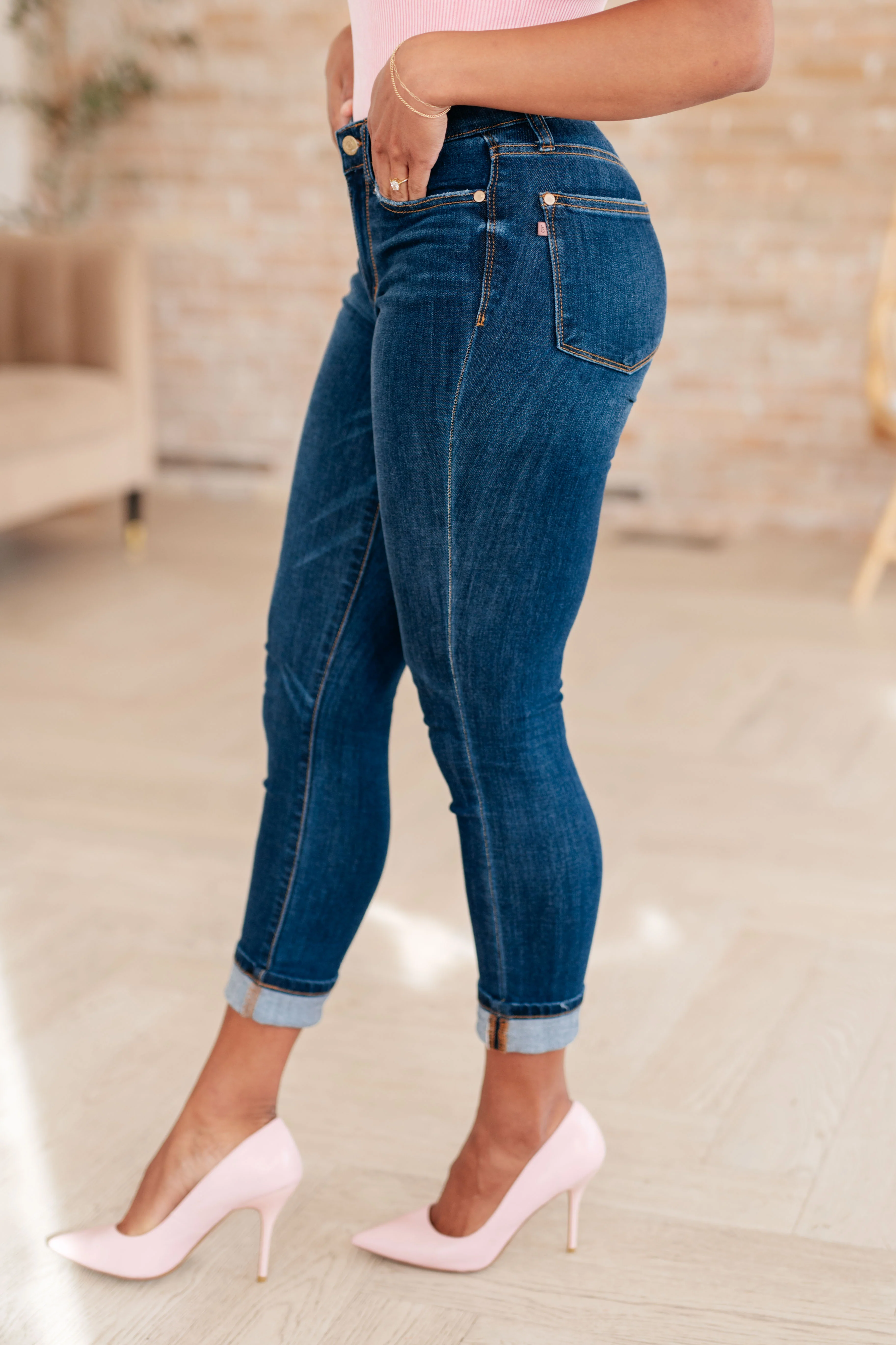 Bette Mid Rise Vintage Cuffed Skinny Capri - 1/31/2024 - Image 6