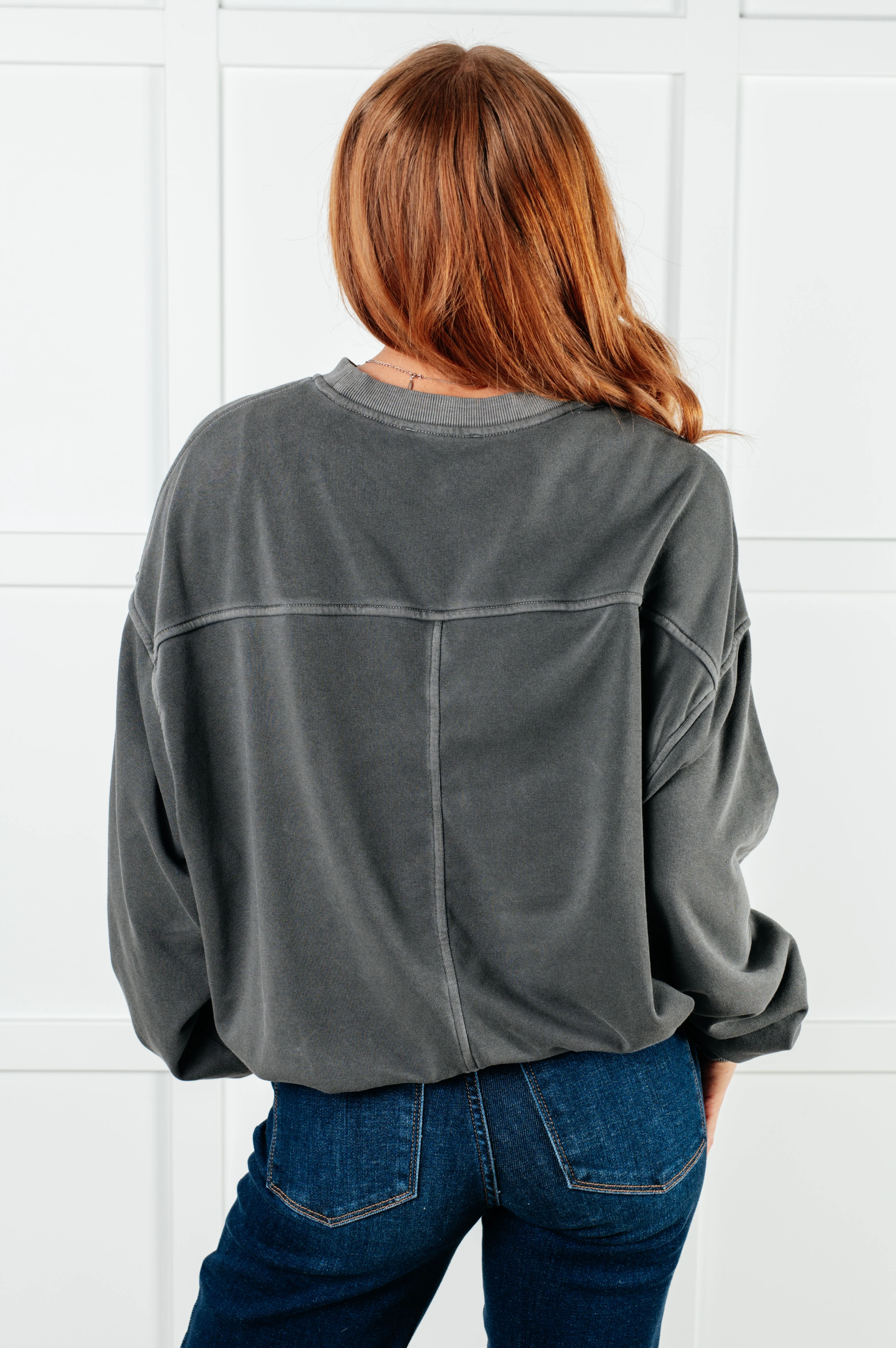 Beyond the Basics Pullover in Ash Black - 1/8/2025 - Image 7
