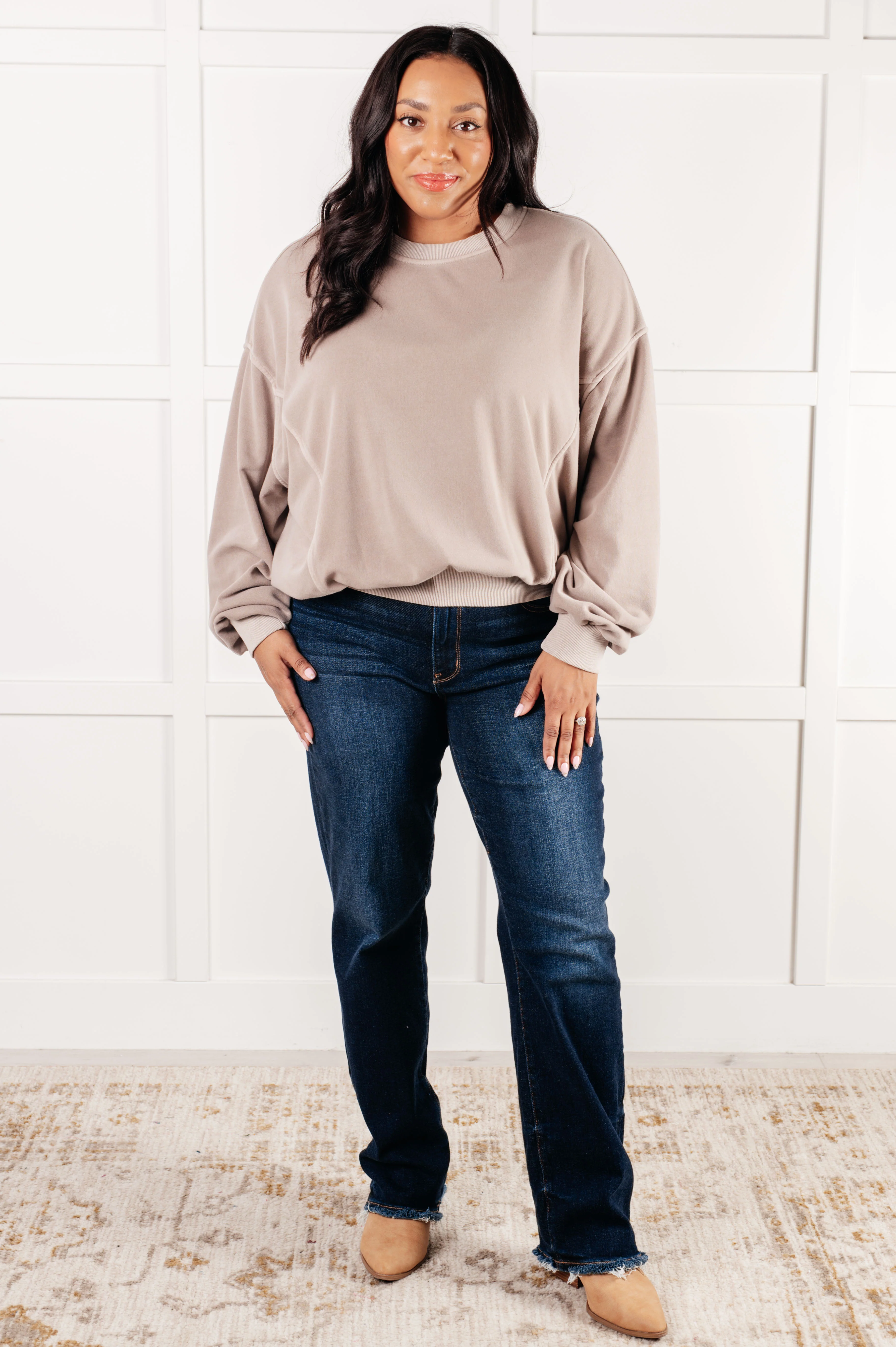 Beyond the Basics Pullover in Ash Mocha - 1/8/2025 - Image 3