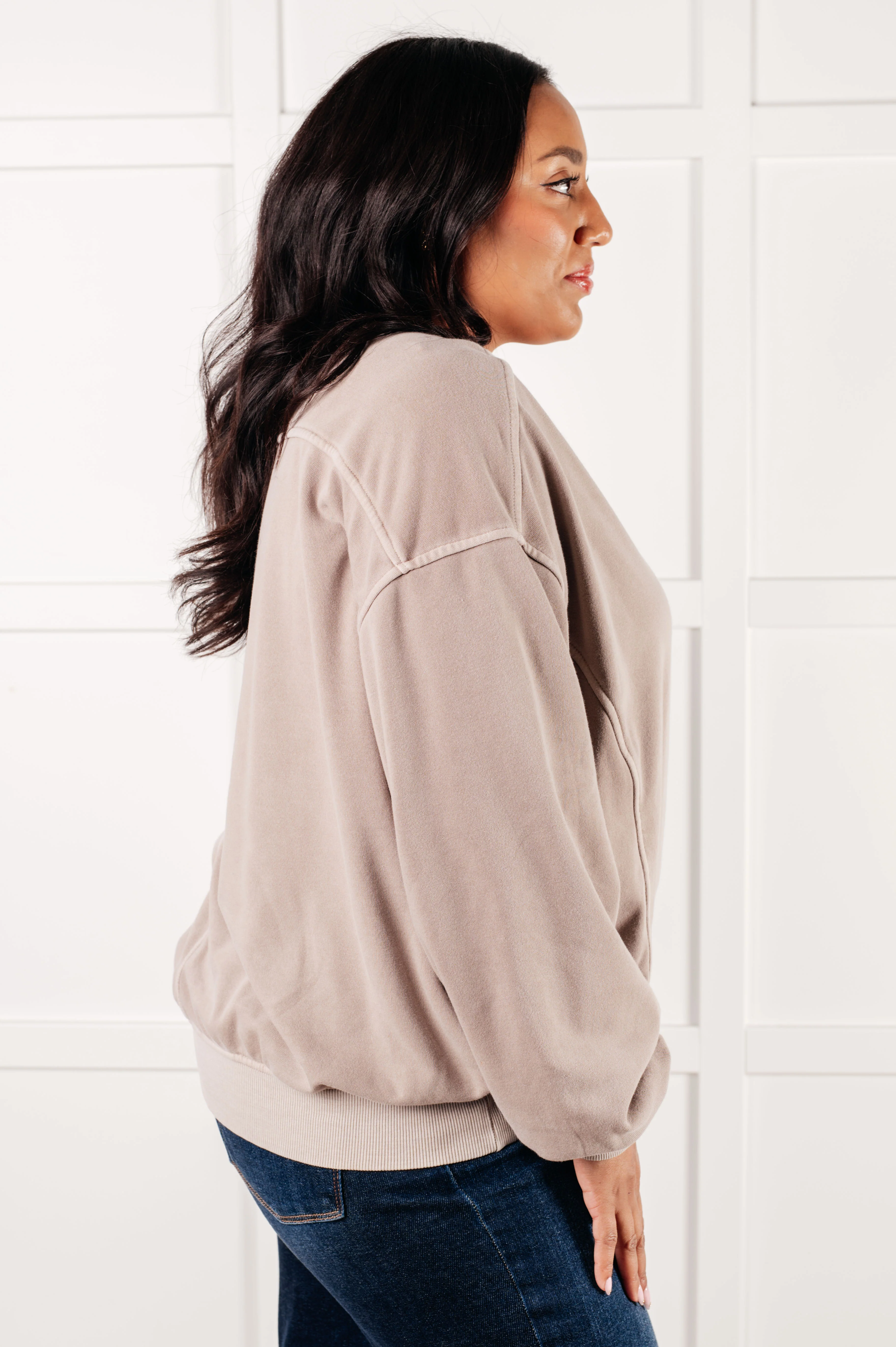 Beyond the Basics Pullover in Ash Mocha - 1/8/2025 - Image 5
