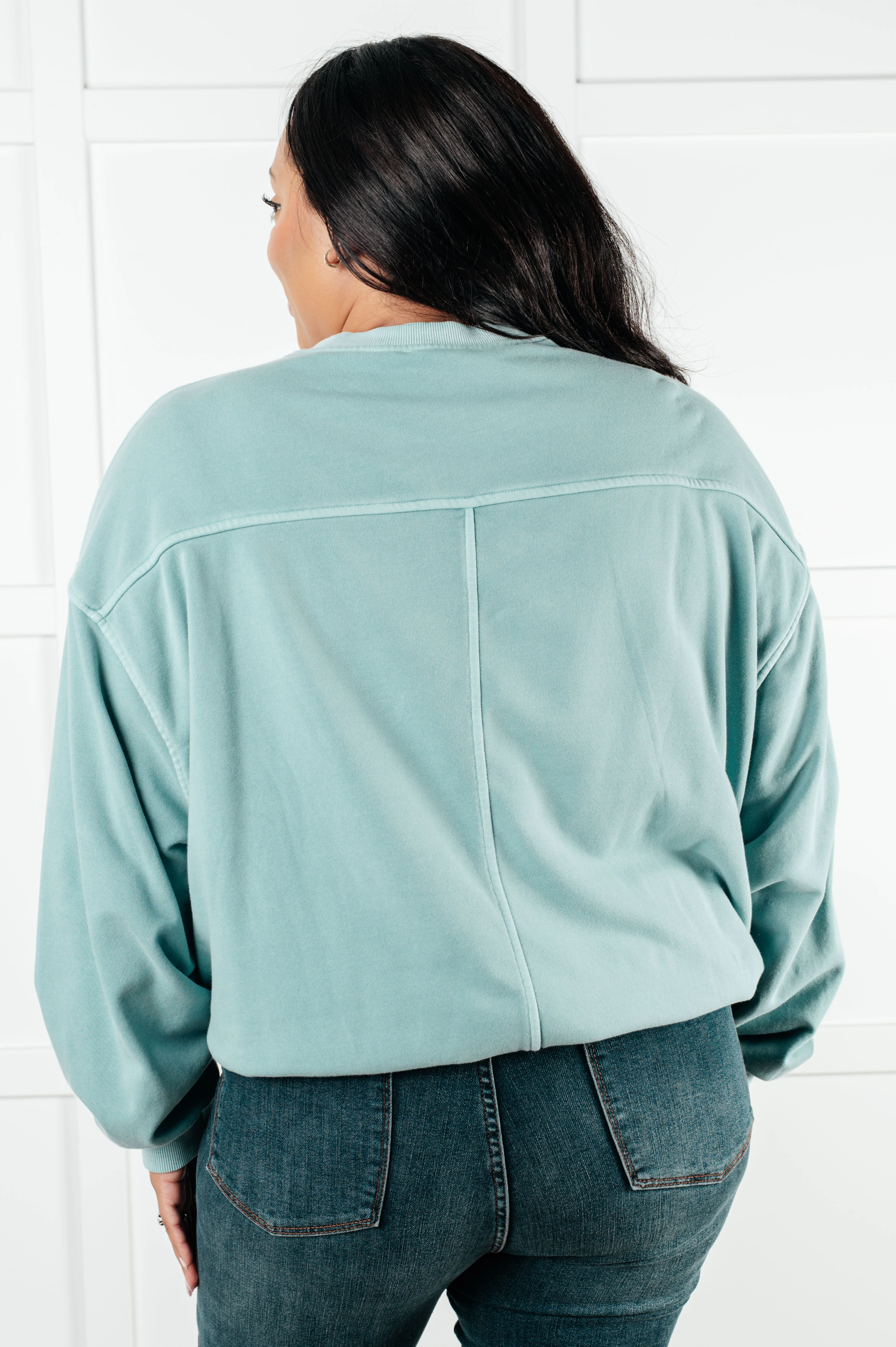 Beyond the Basics Pullover in Blue Grey - 1/8/2025 - Image 9