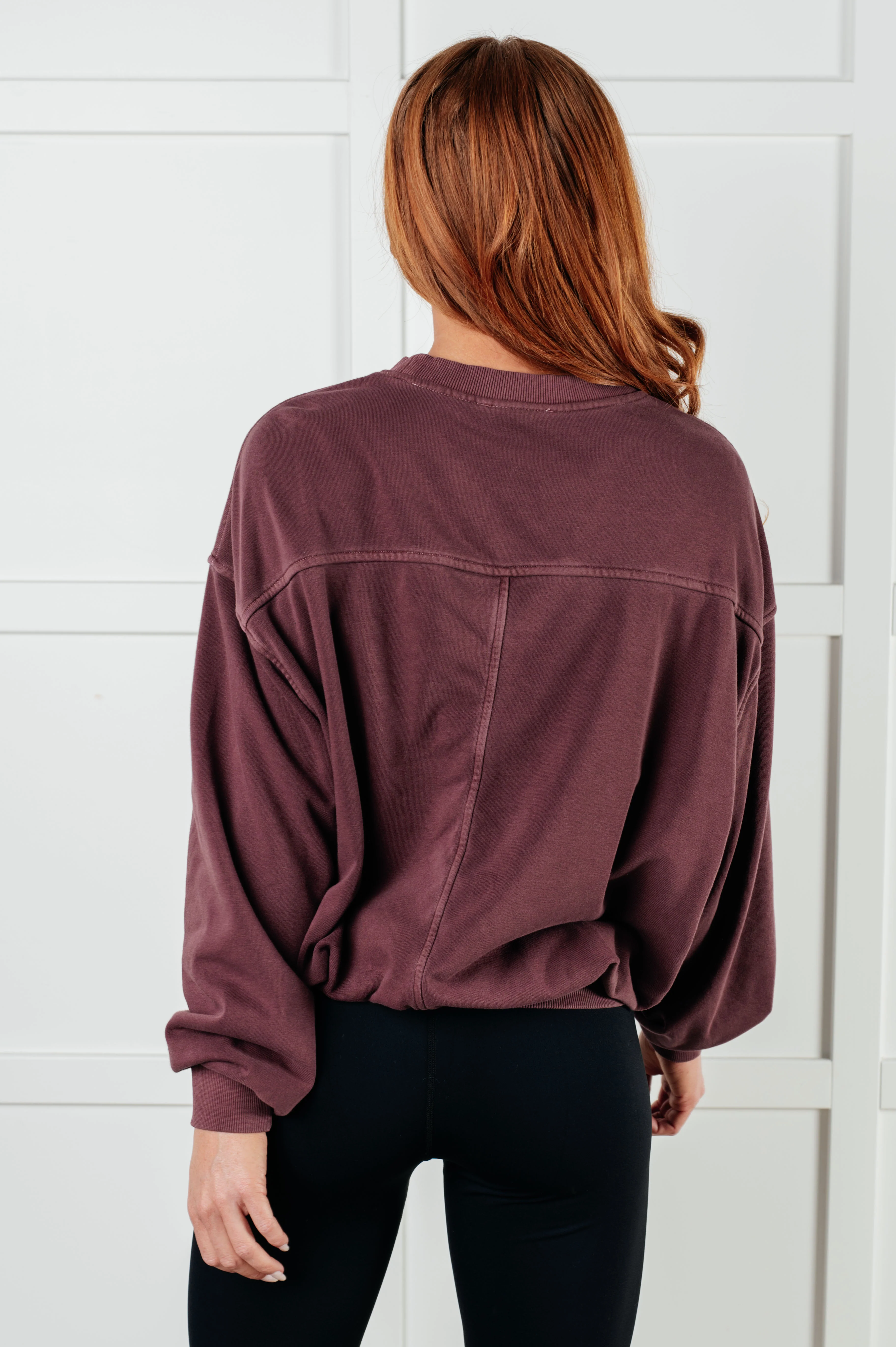 Beyond the Basics Pullover in Eggplant - 1/8/2025 - Image 8