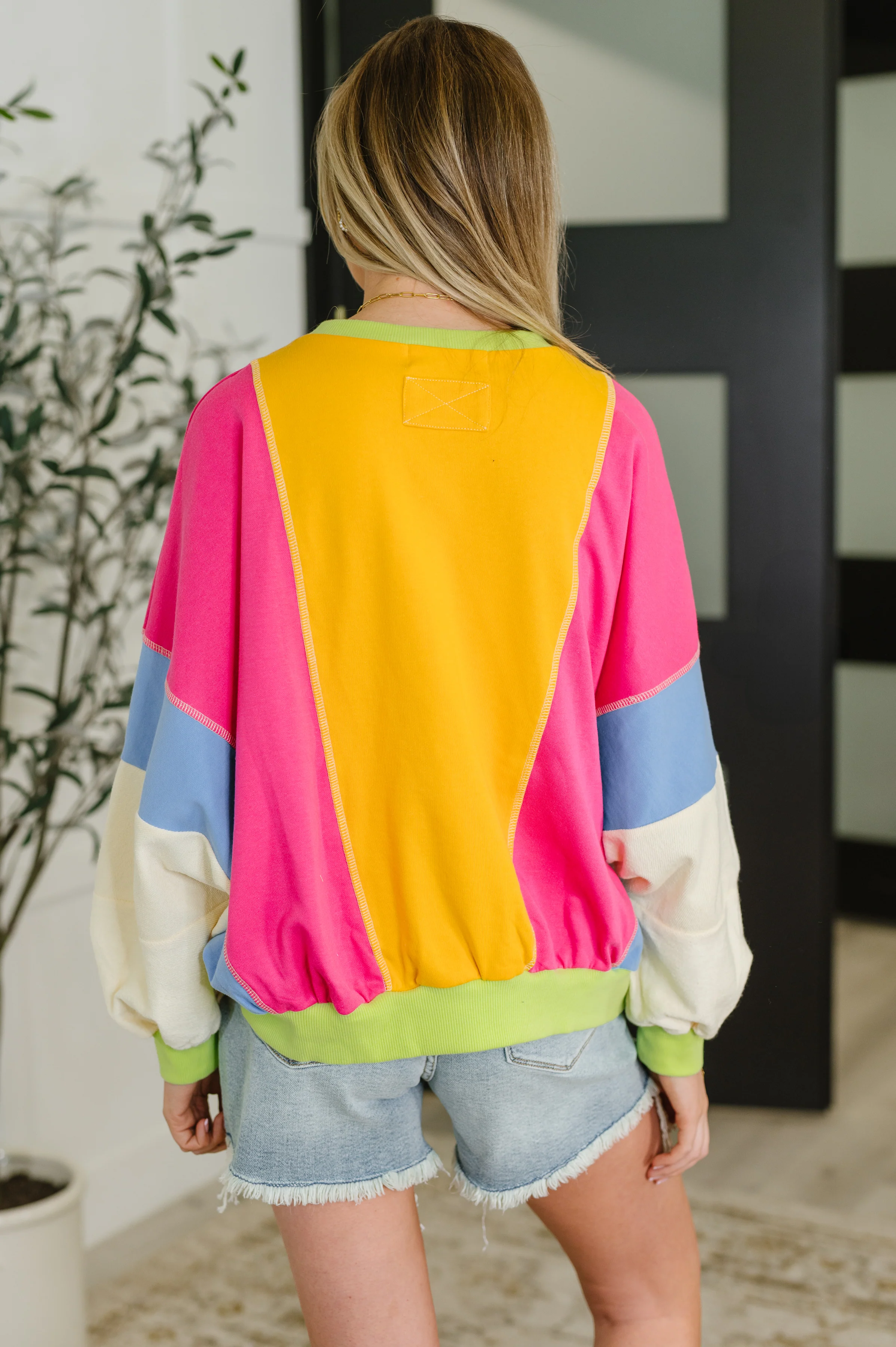 Blockbuster Color Block Pullover in Bright - 1/19/2026 - Image 6