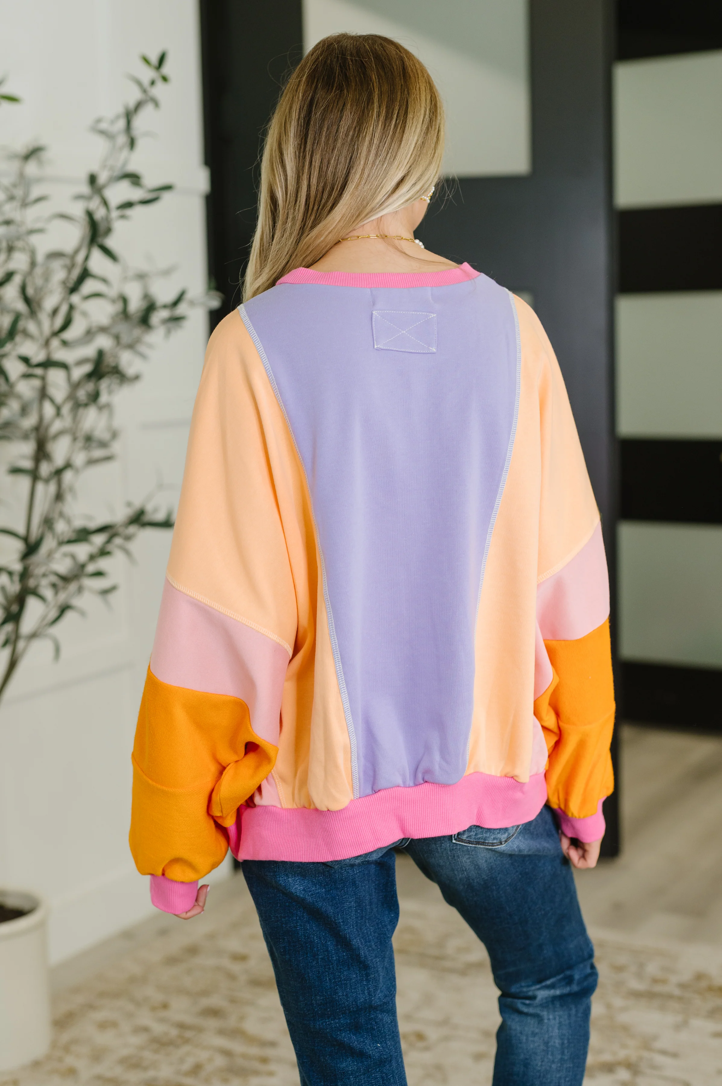 Blockbuster Color Block Pullover in Muted - 1/19/2026 - Image 6