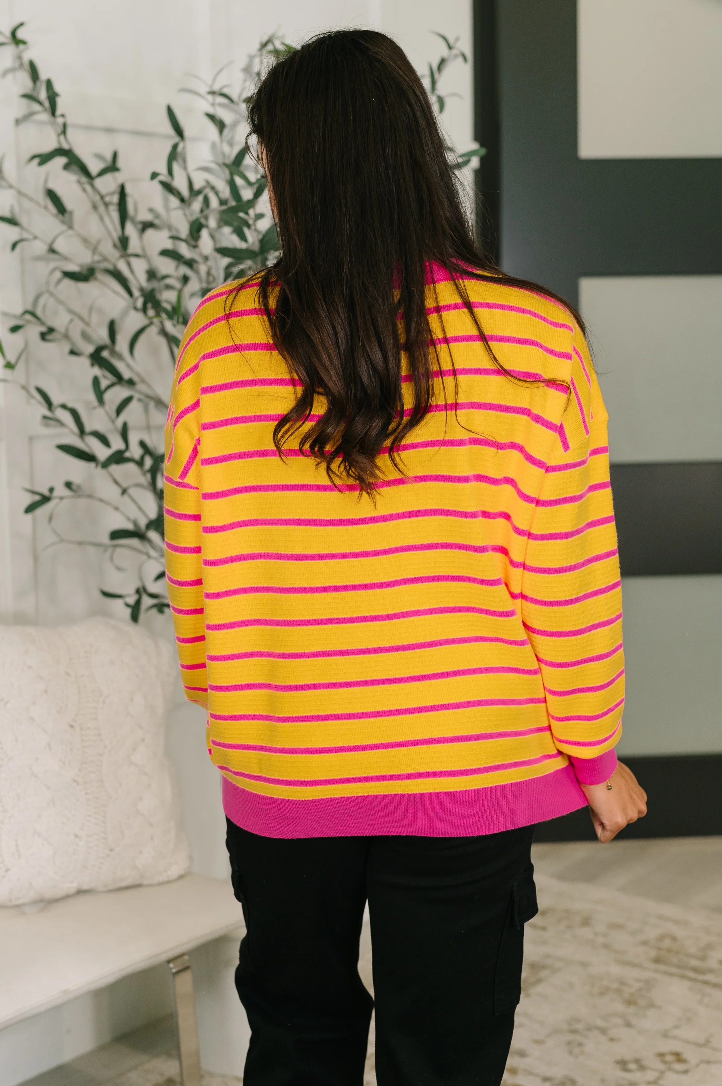 Bold Comfort Contrast Drop Shoulder Pullover - 2/6/2026 - Image 5