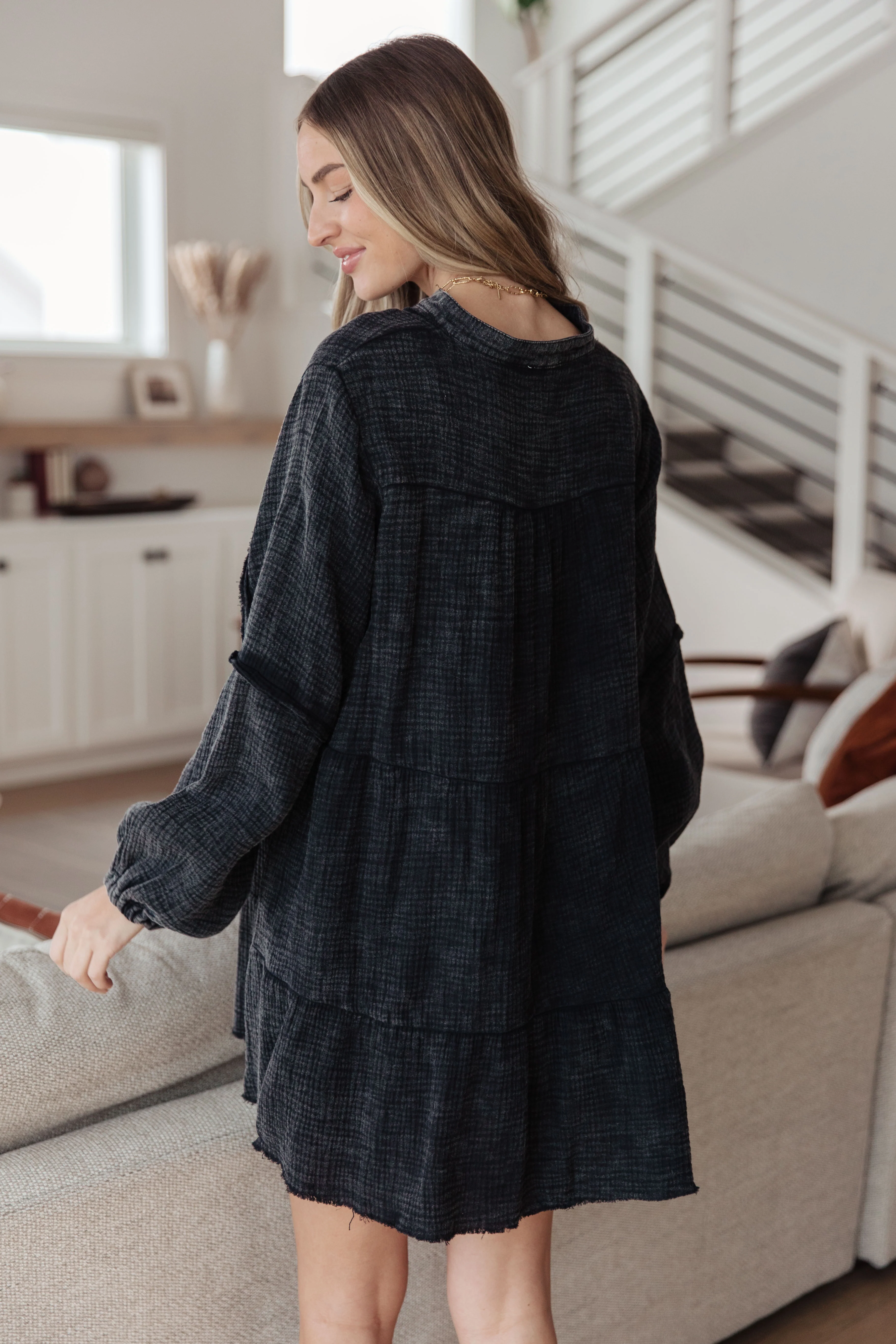Borrowed Time Mineral Wash V-Neck Dress - 11/6/2025 - Image 18