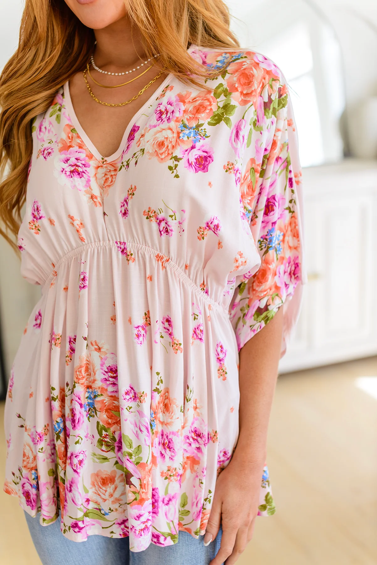 Bouquet a Day Floral Peplum Top - 3/28/2023 - Image 12