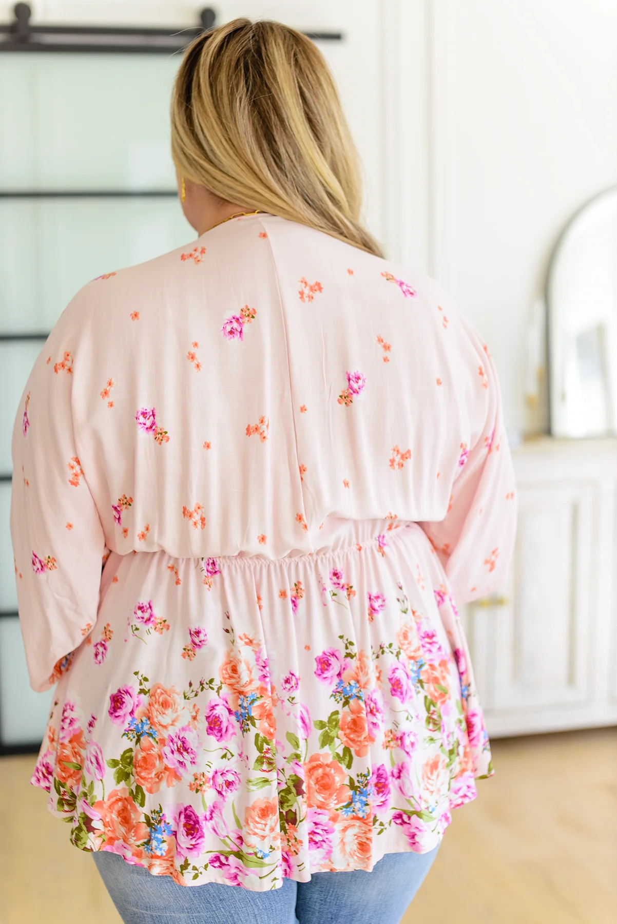 Bouquet a Day Floral Peplum Top - 3/28/2023 - Image 17