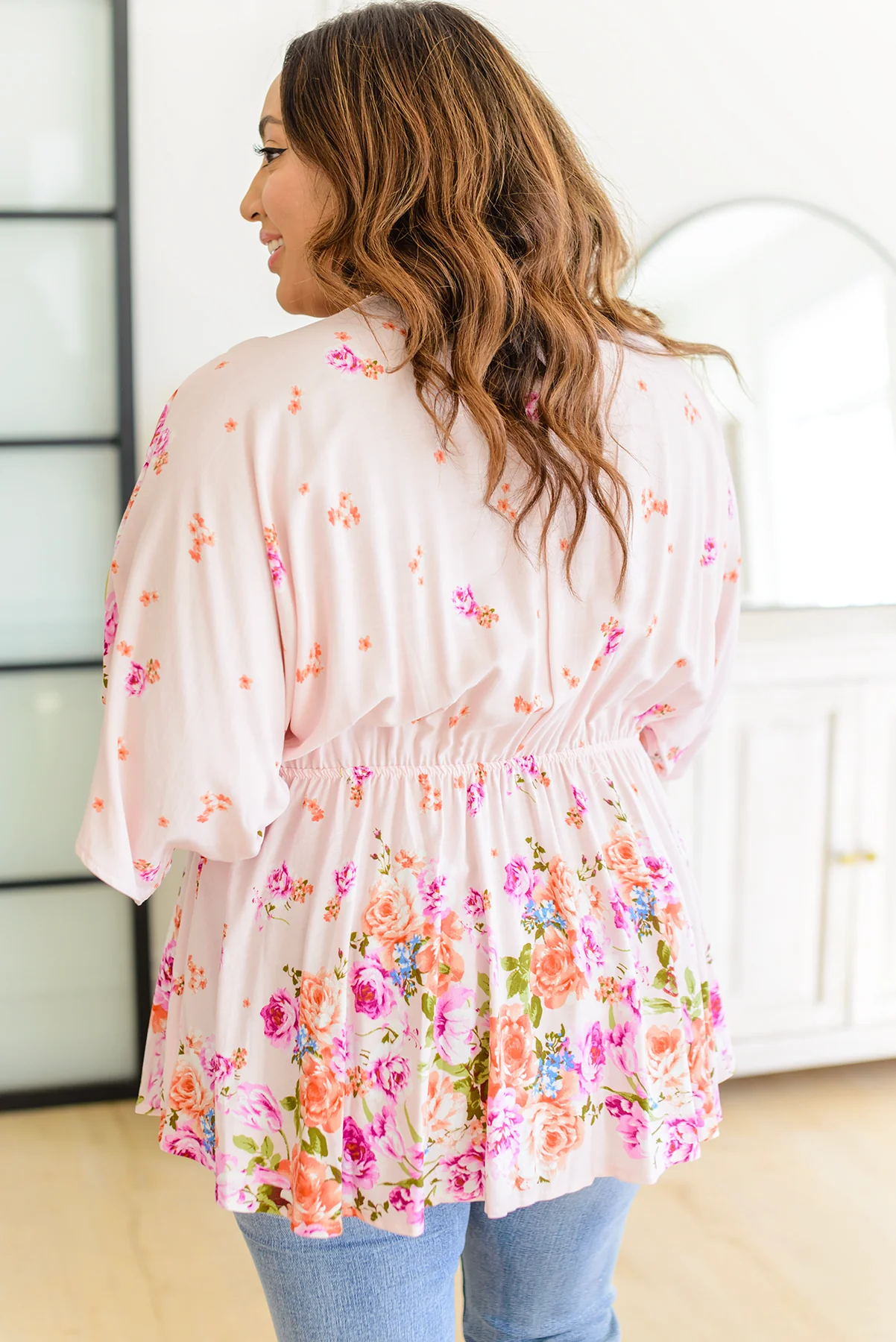 Bouquet a Day Floral Peplum Top - 3/28/2023 - Image 8