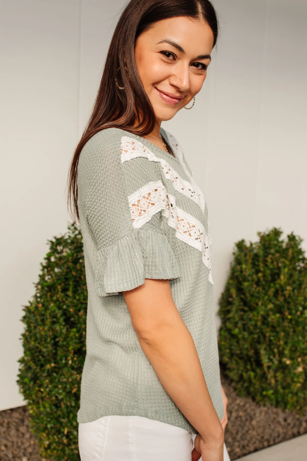 Break Away Top In Sage - 3/22/2022 - Image 11