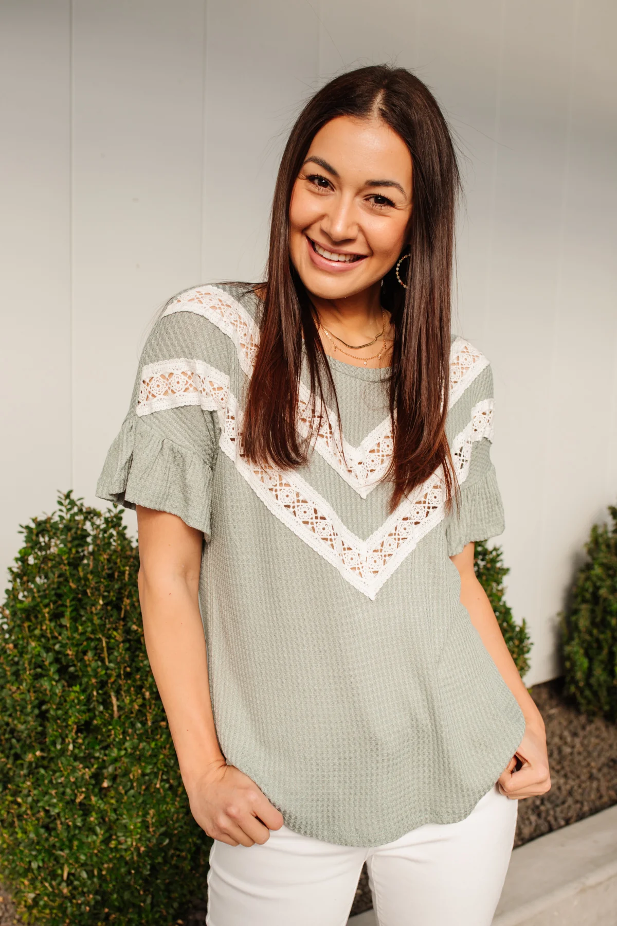 Break Away Top In Sage - 3/22/2022 - Image 9