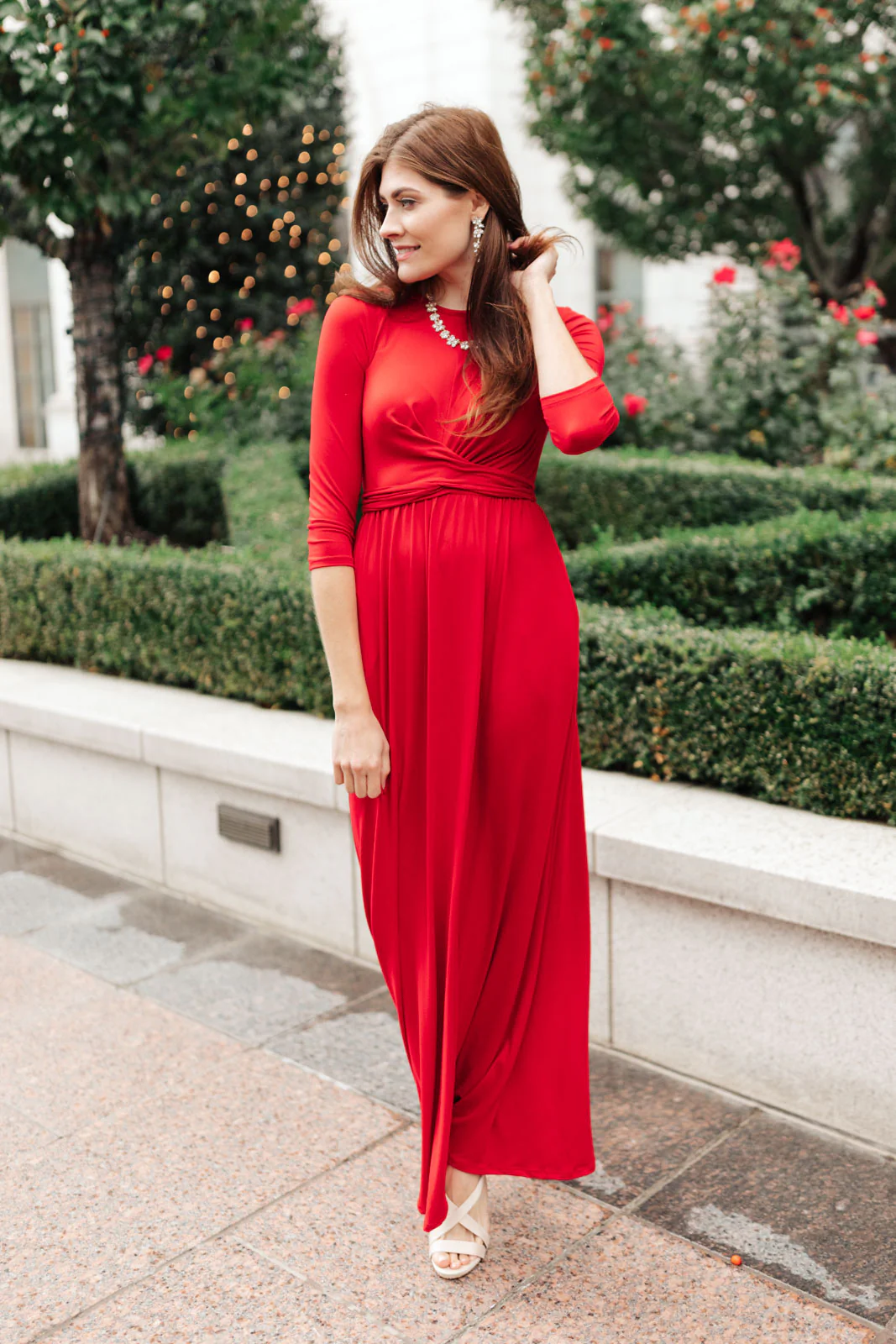 Bri Maxi Dress in Red - 11/18/2021 - Image 10