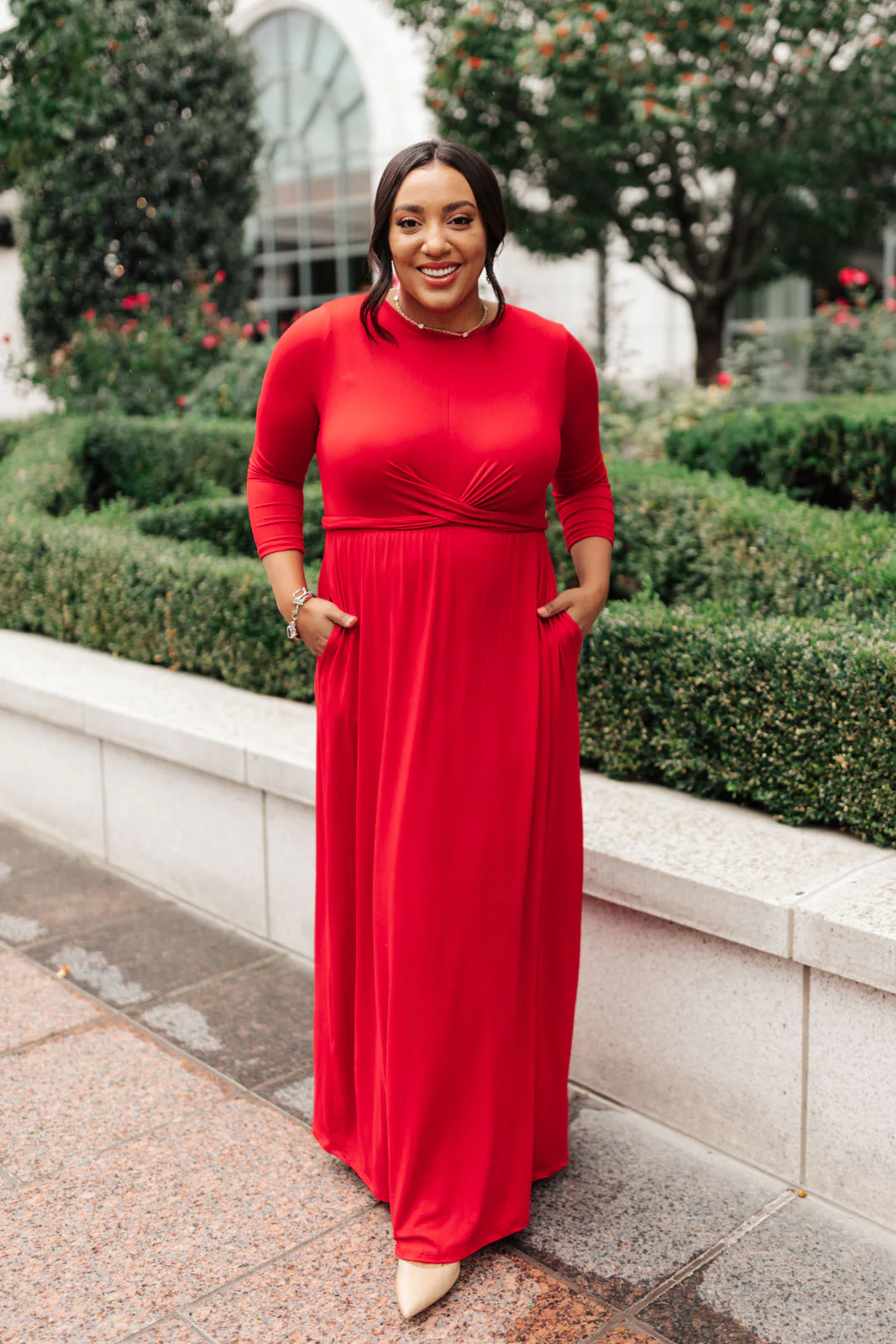 Bri Maxi Dress in Red - 11/18/2021 - Image 9