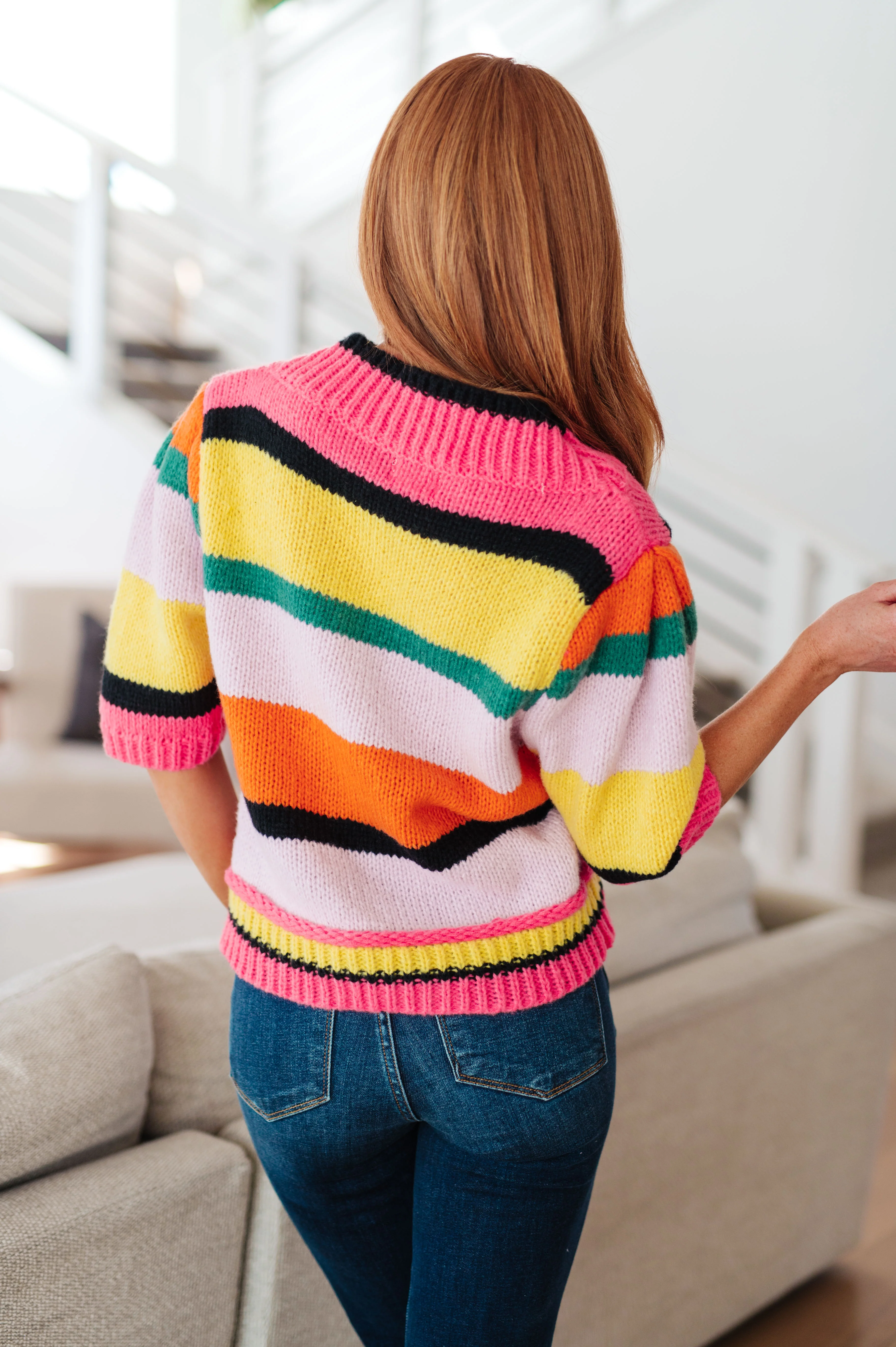 Bright Side Striped Sweater - 8/9/2024 - Image 8